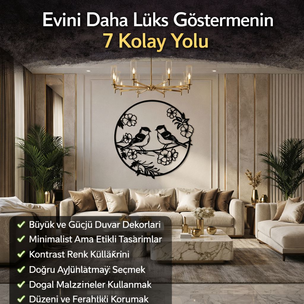 Evini Daha Lüks Göstermenin 7 Kolay Yolu
