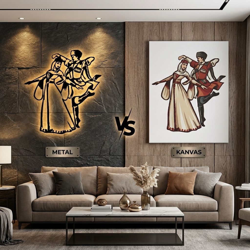 Metal Duvar Dekoru mu Kanvas Tablo mu? Hangisi Daha İyi?