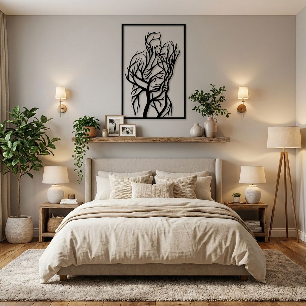 Yatak Odası Duvar Dekorasyonu Nasıl Olmalı?