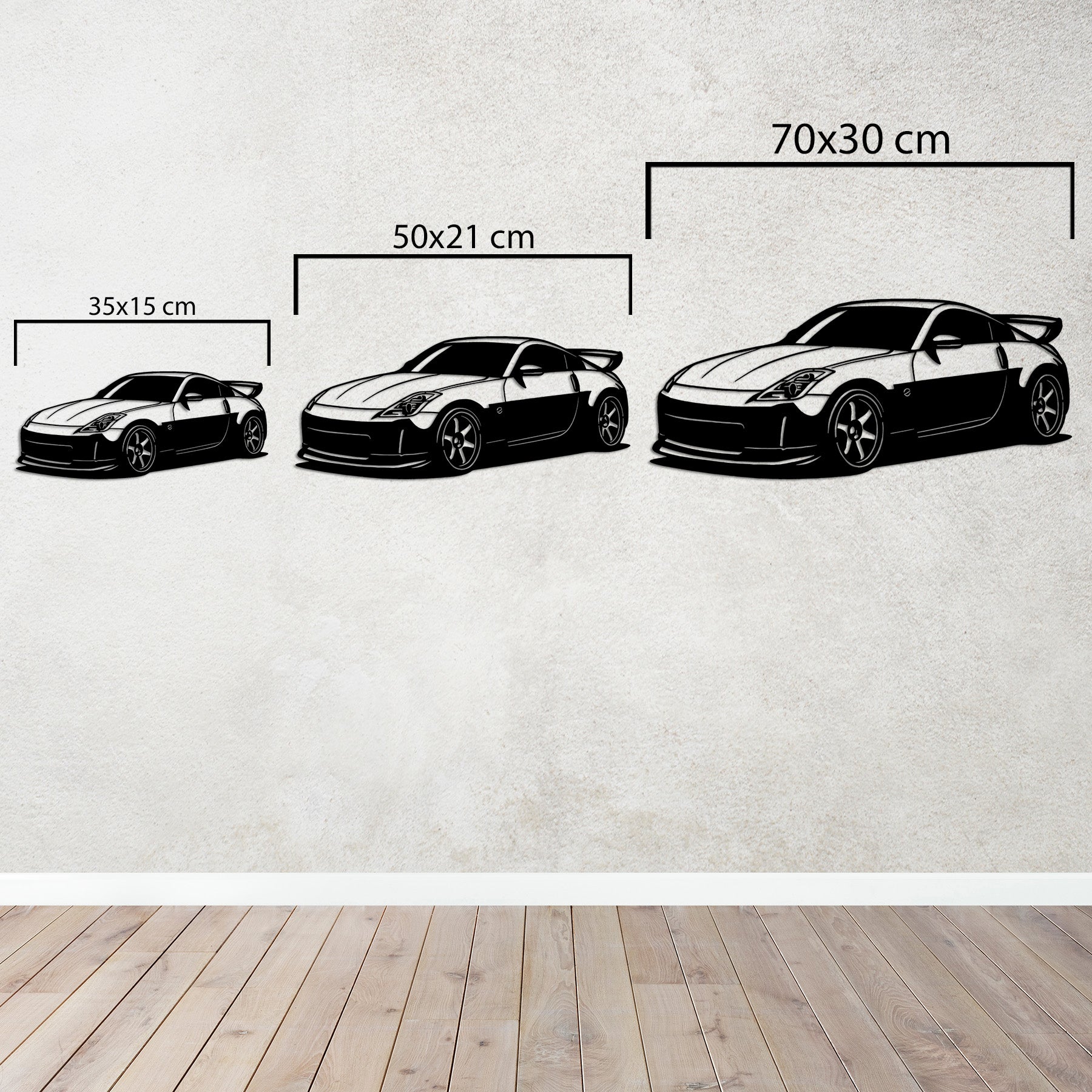 Nissan 350Z – Araba Metal Duvar Dekoru