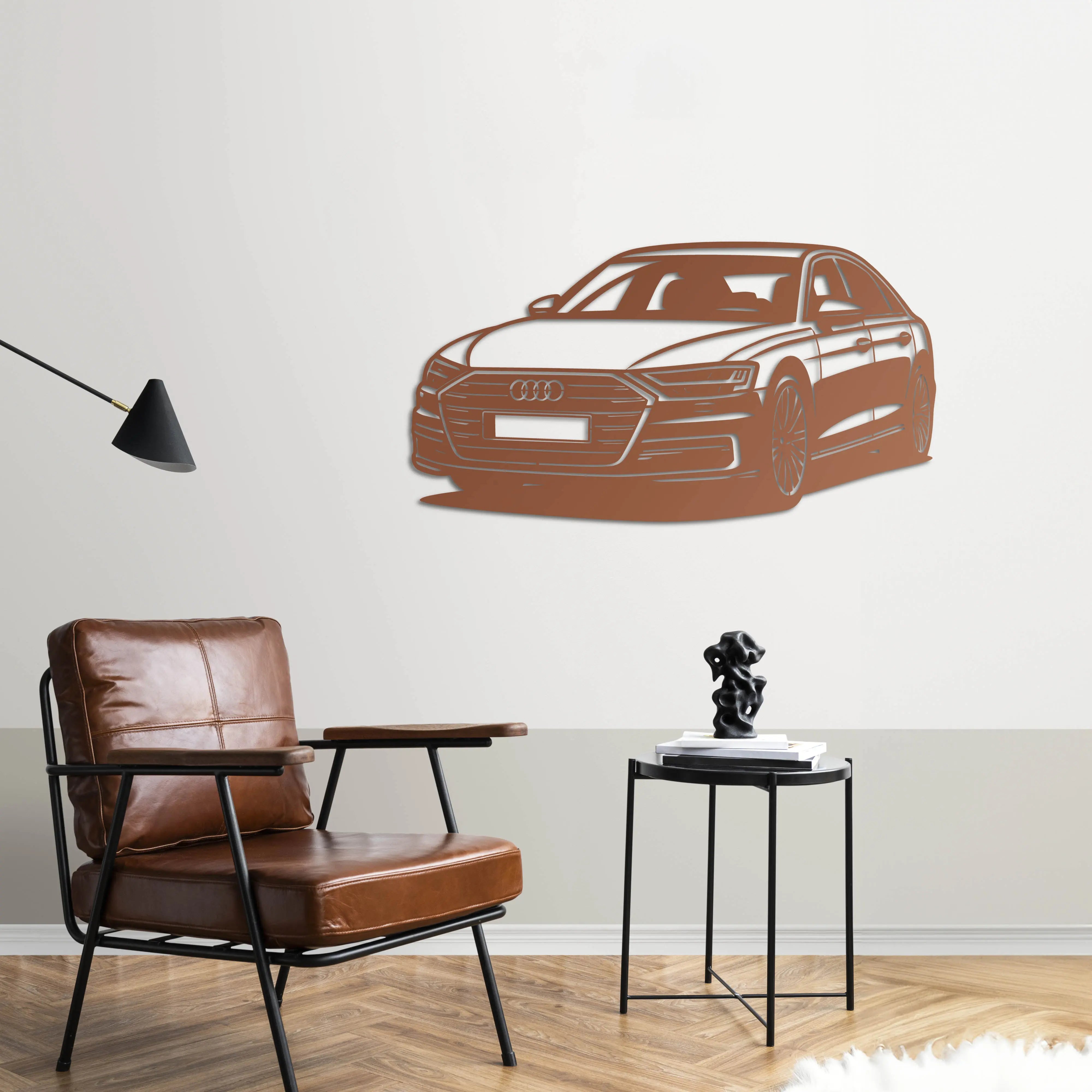 Audi A8 – Araba Metal Duvar Dekoru Laser Artique