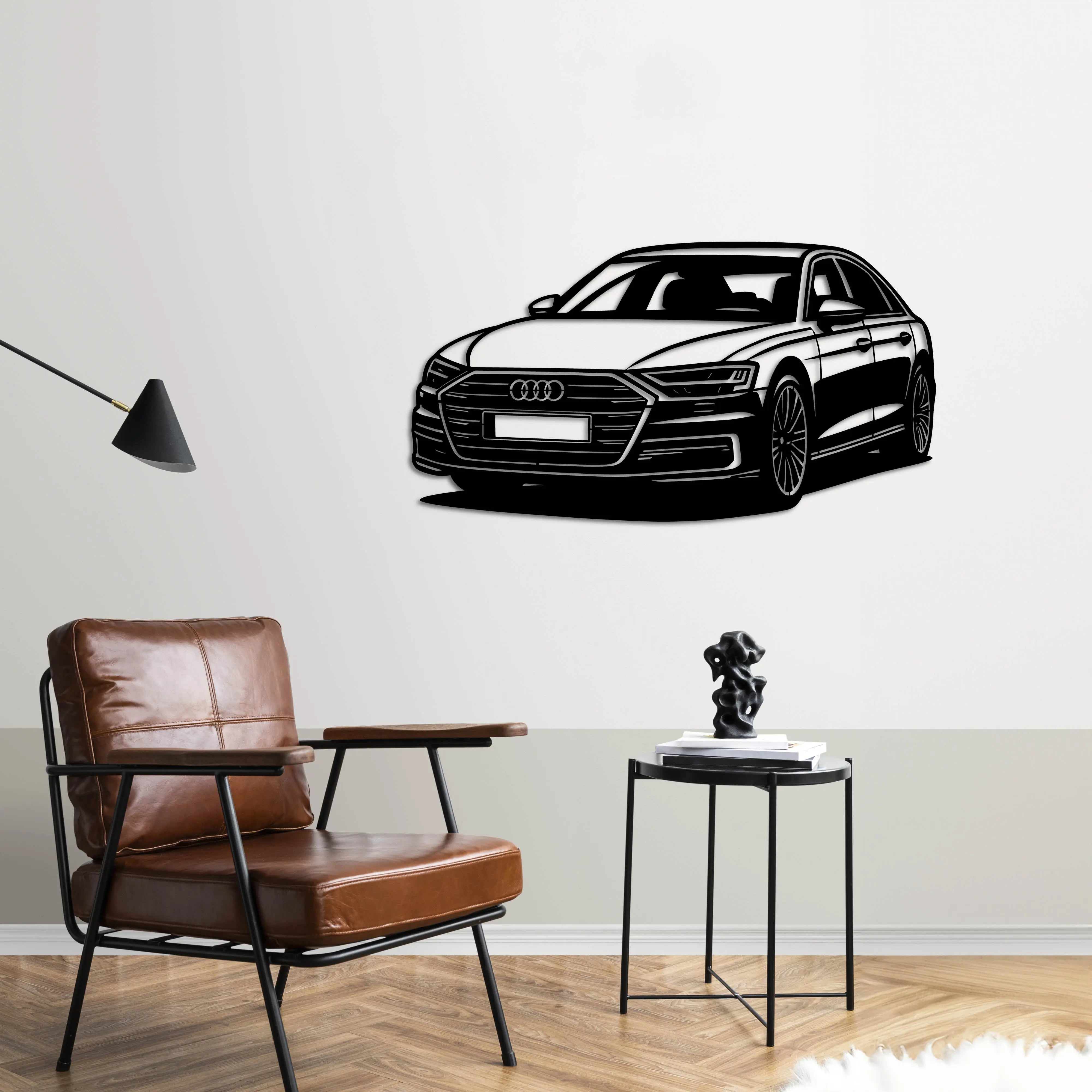 Audi A8 – Araba Metal Duvar Dekoru Laser Artique