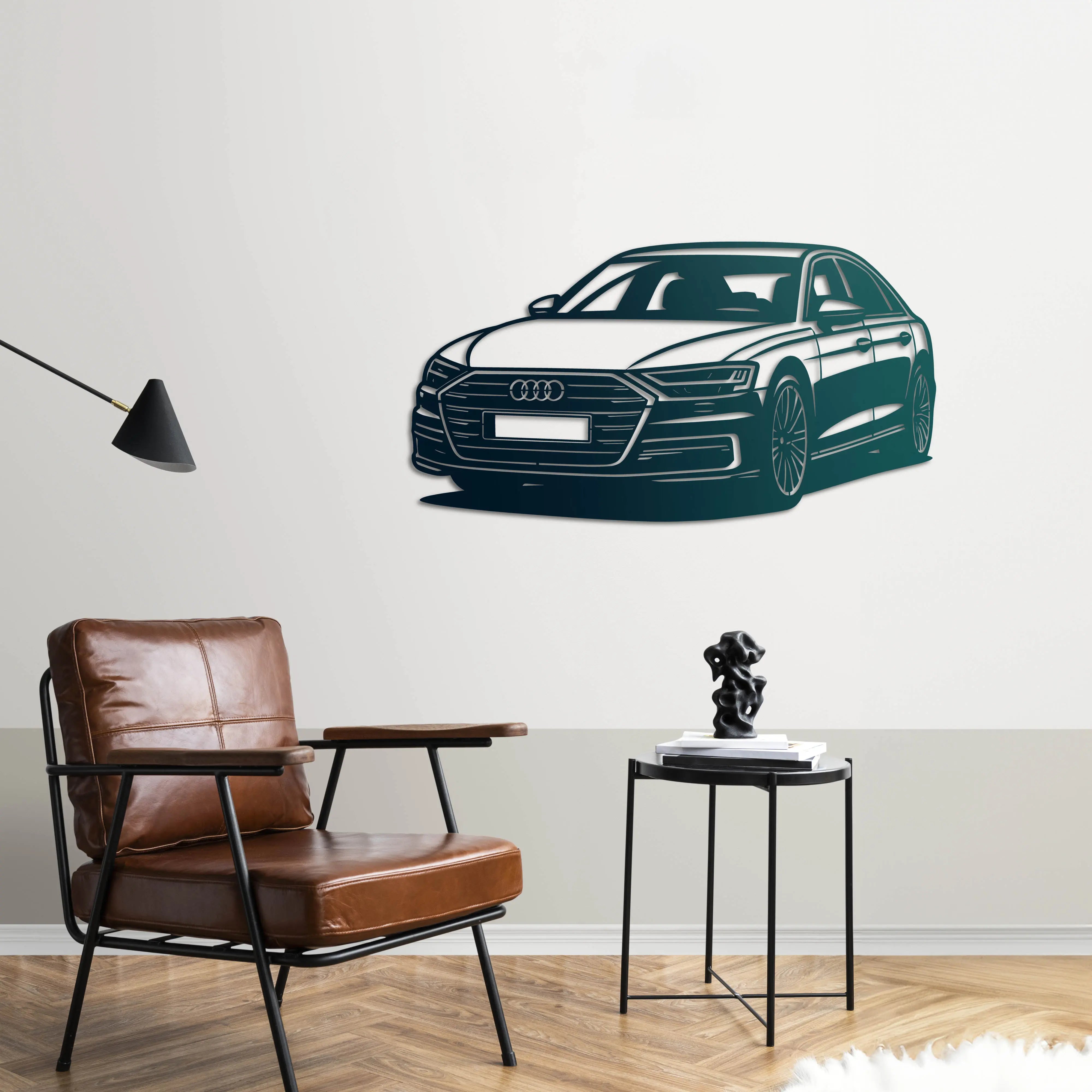 Audi A8 – Araba Metal Duvar Dekoru Laser Artique