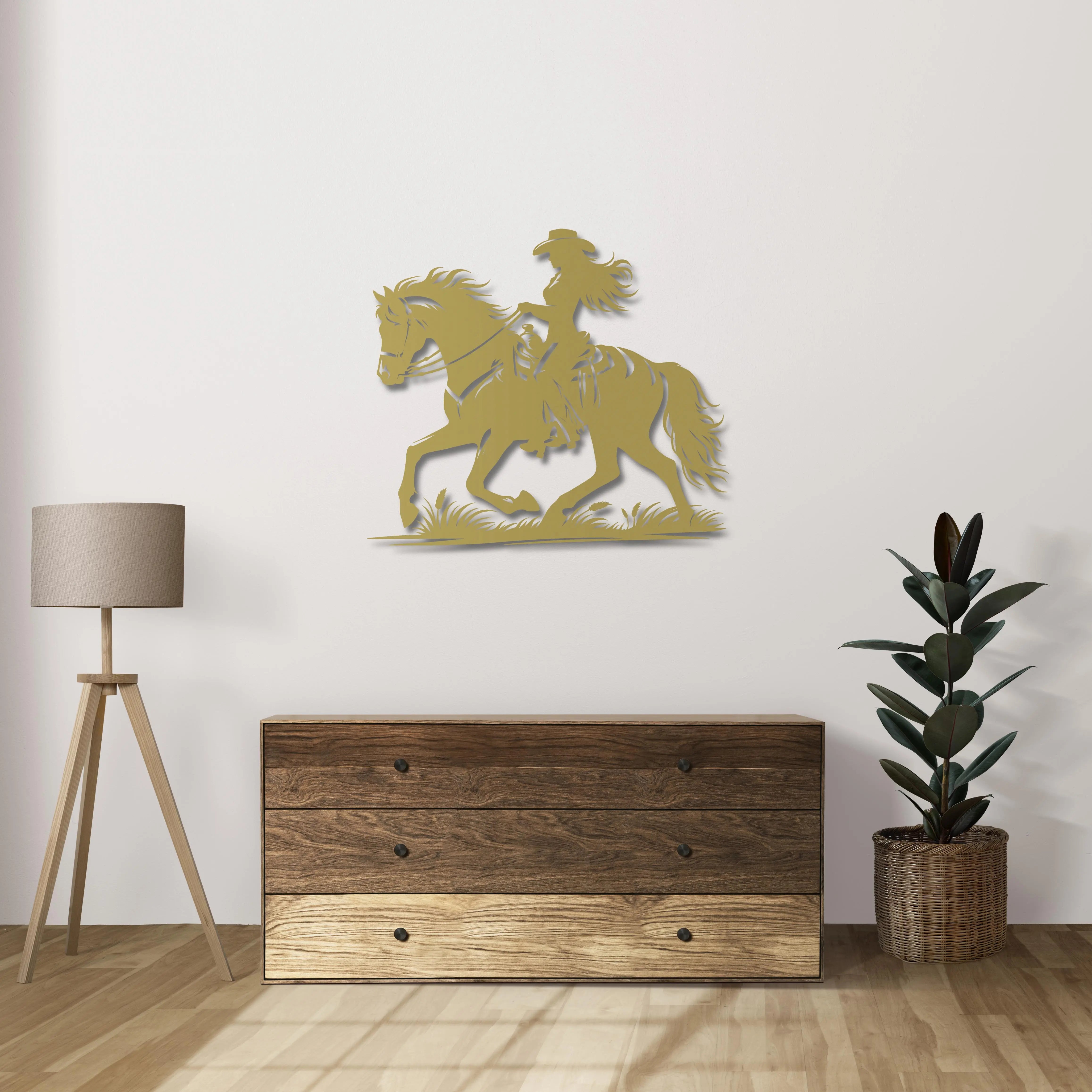 Özgürlüğün Rüzgarı Metal Duvar Dekoru Laser Artique