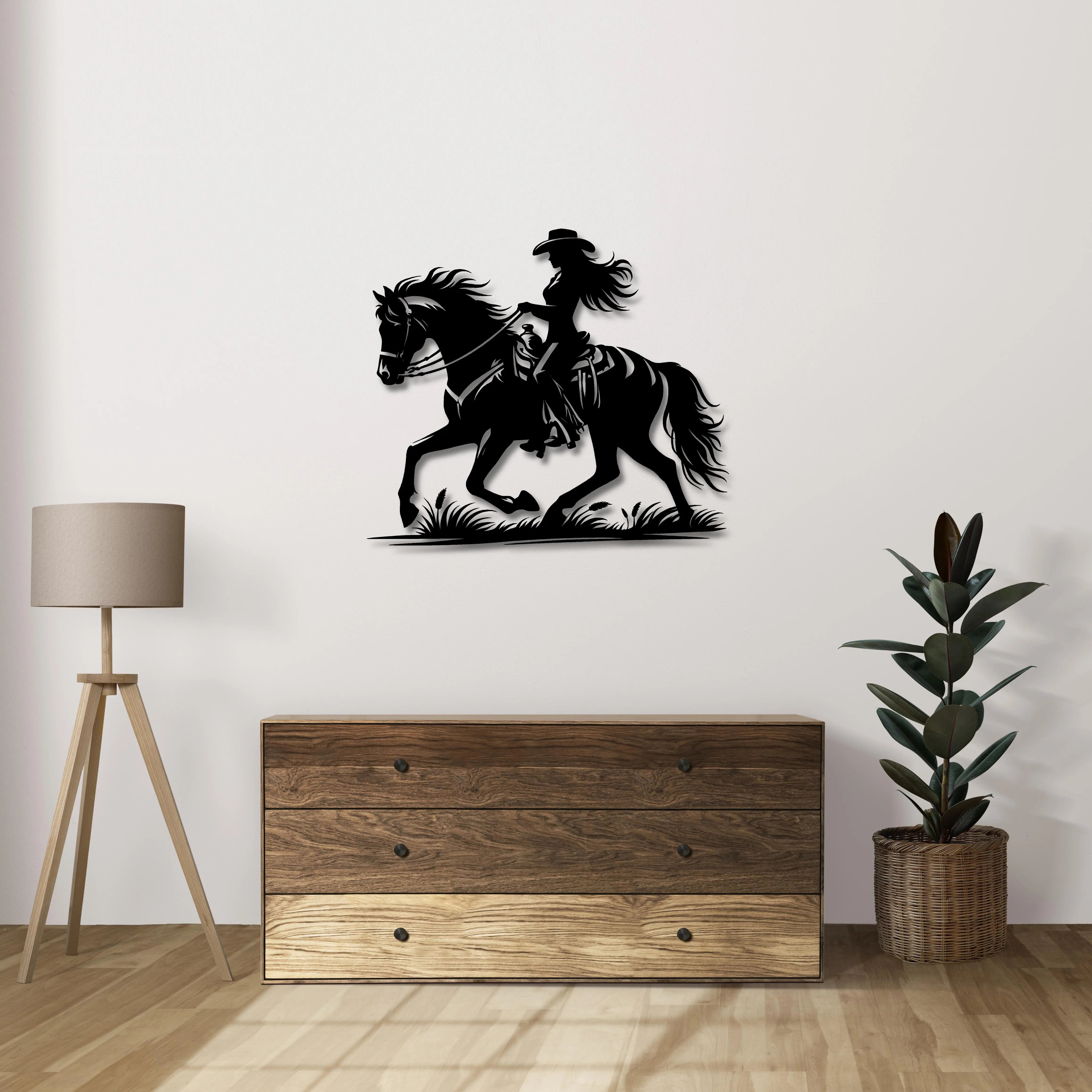 Özgürlüğün Rüzgarı Metal Duvar Dekoru Laser Artique