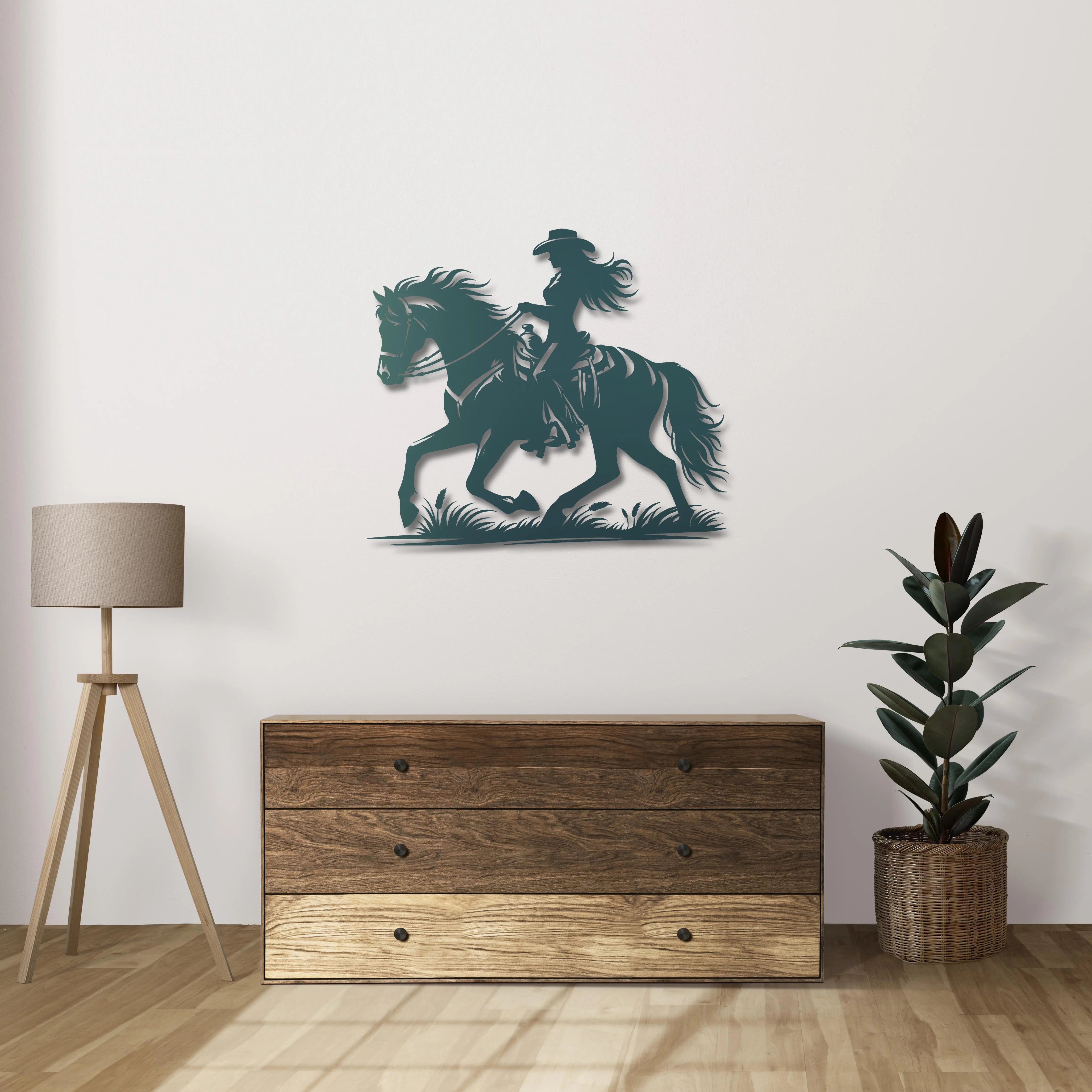 Özgürlüğün Rüzgarı Metal Duvar Dekoru Laser Artique