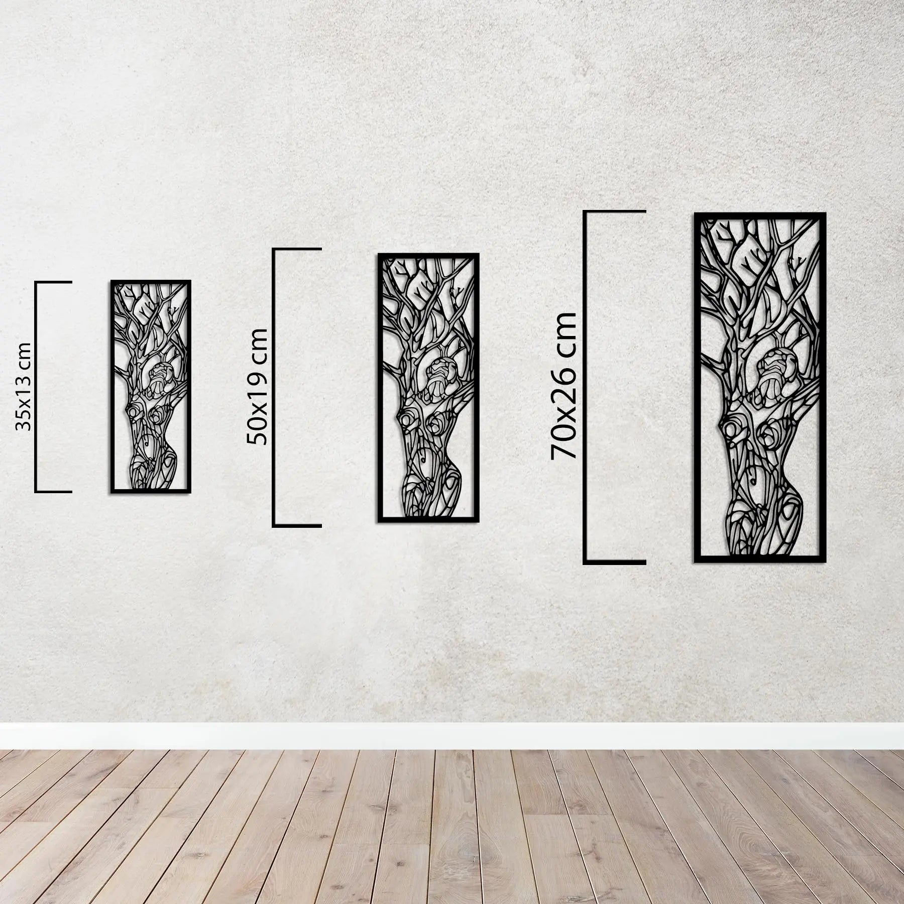 Doğanın Ruhuyla Metal Duvar Dekoru Laser Artique