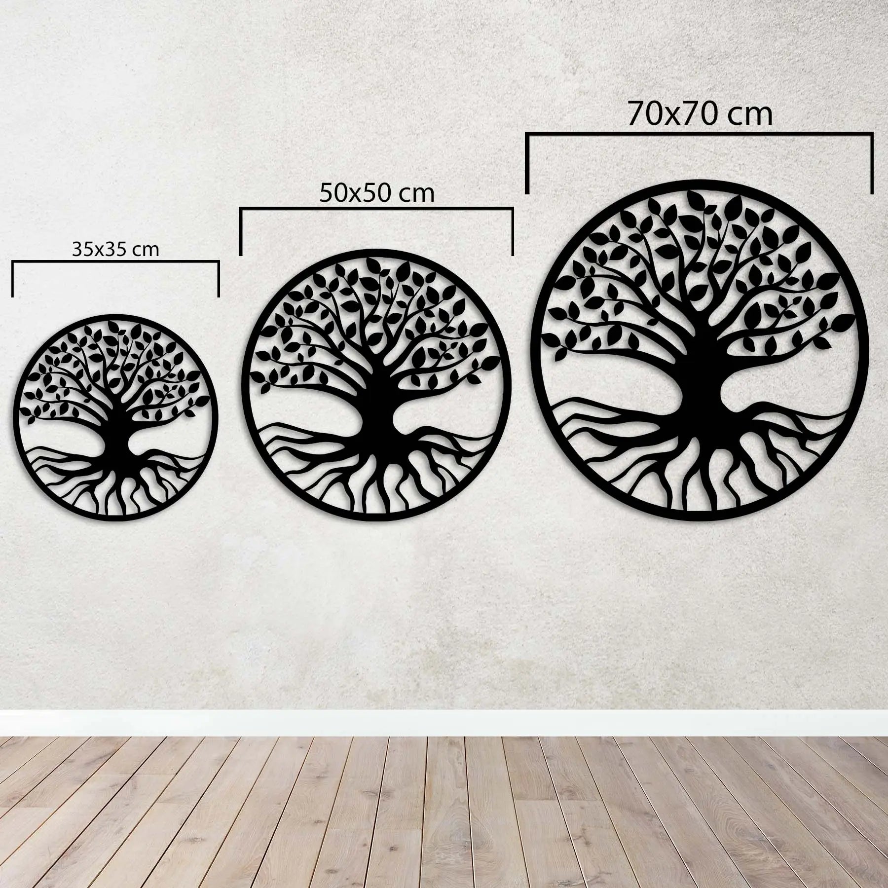 Hayat Ağacı – Metal Duvar Dekoru Laser Artique