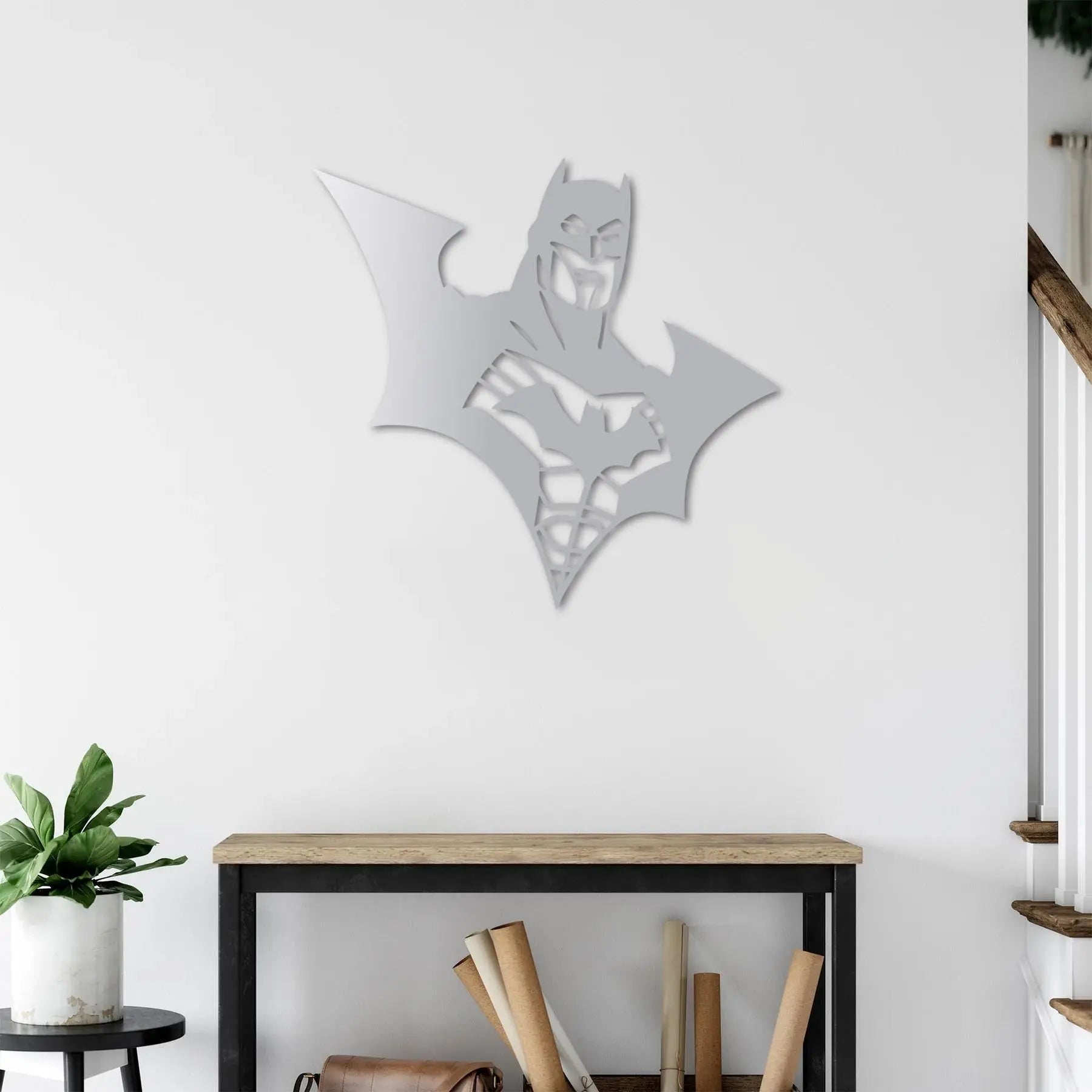 Gözcü Batman Metal Duvar Dekoru Laser Artique