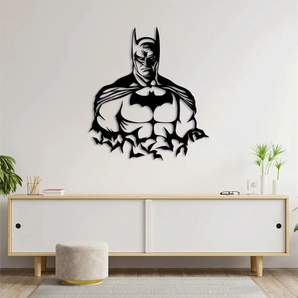 Gotham'ın Gözcüsü Metal Duvar Dekoru Laser Artique