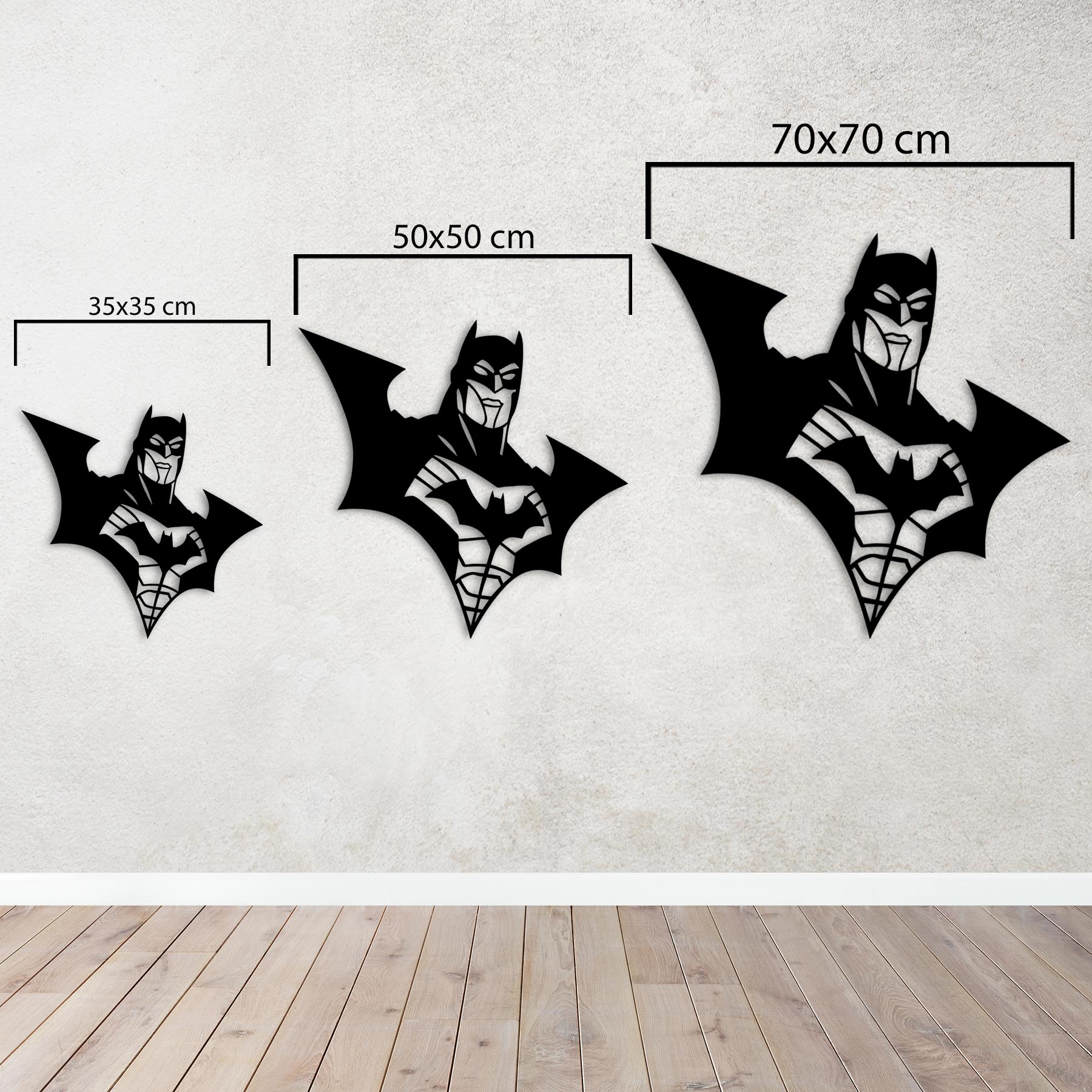 Gözcü Batman Metal Duvar Dekoru