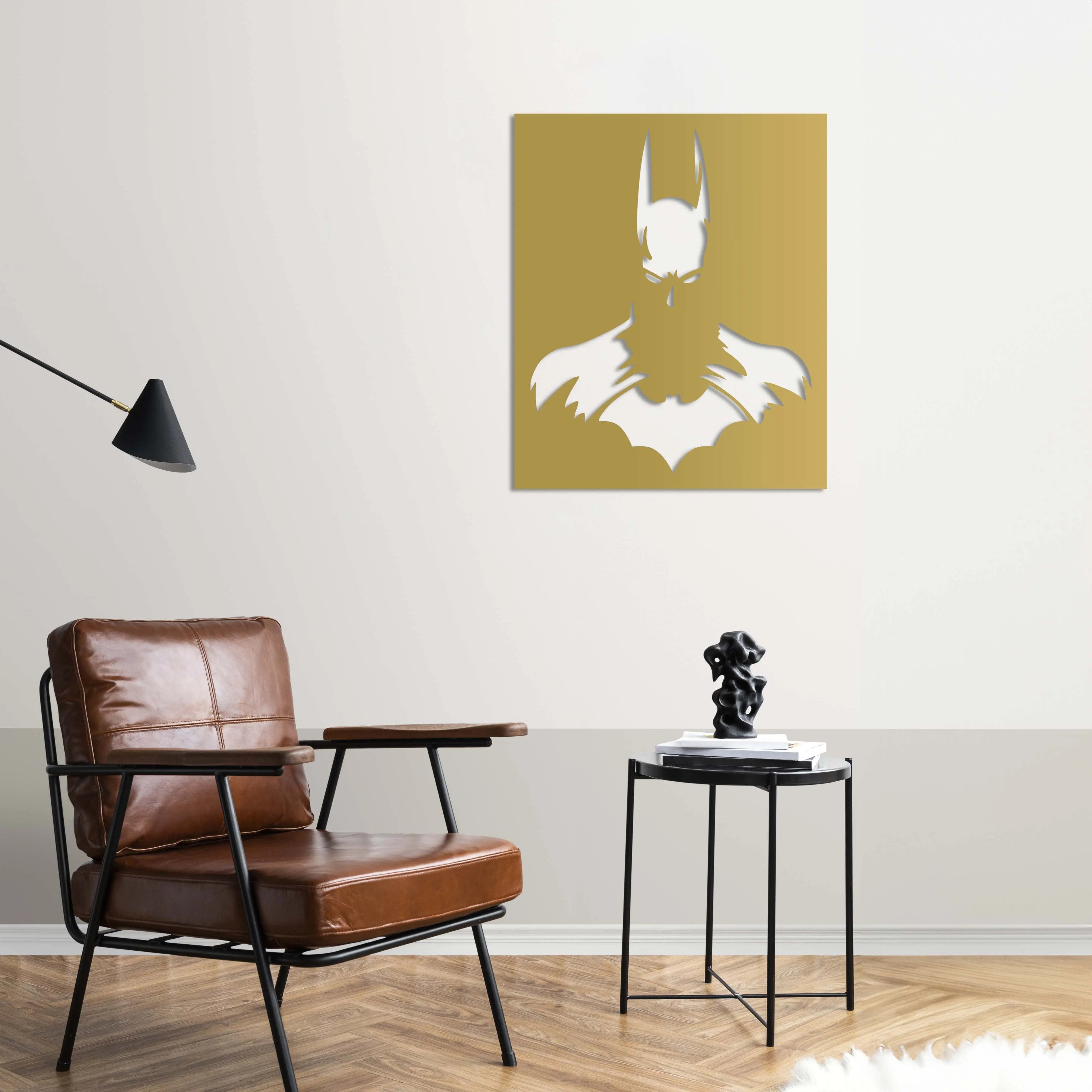 Batman Metal Duvar Dekoru Laser Artique