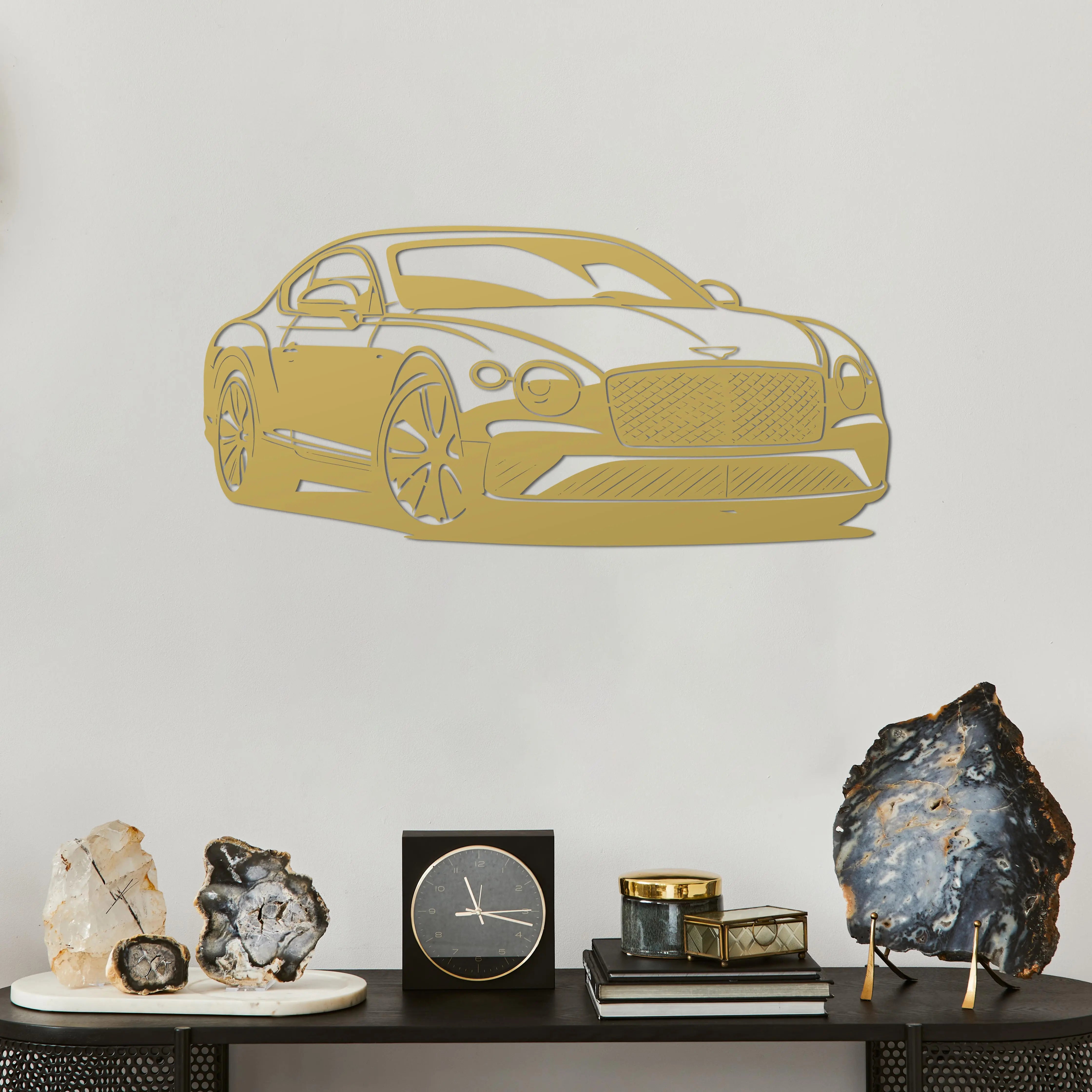 Bentley Continental GT – Metal Duvar Dekoru Laser Artique