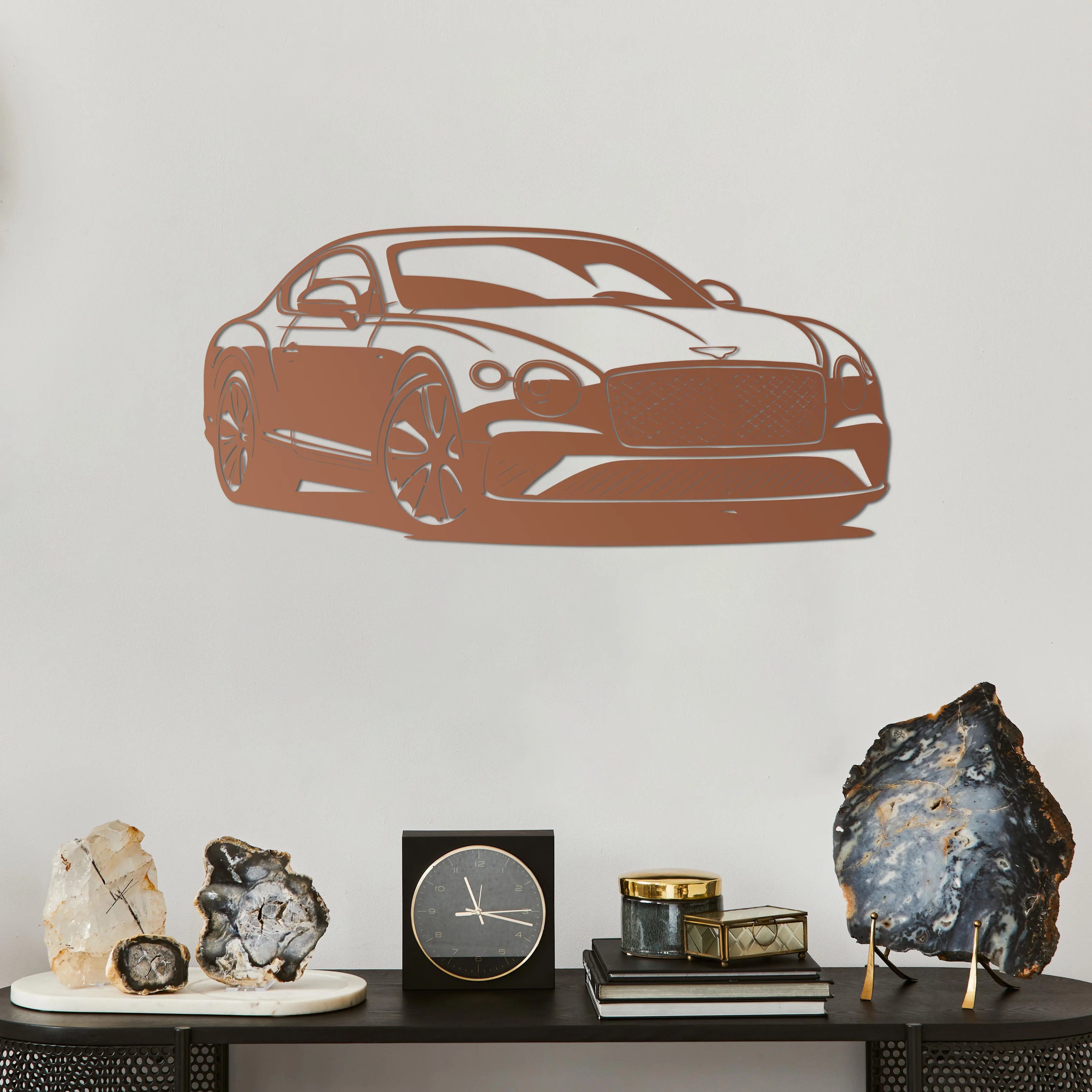 Bentley Continental GT – Metal Duvar Dekoru Laser Artique