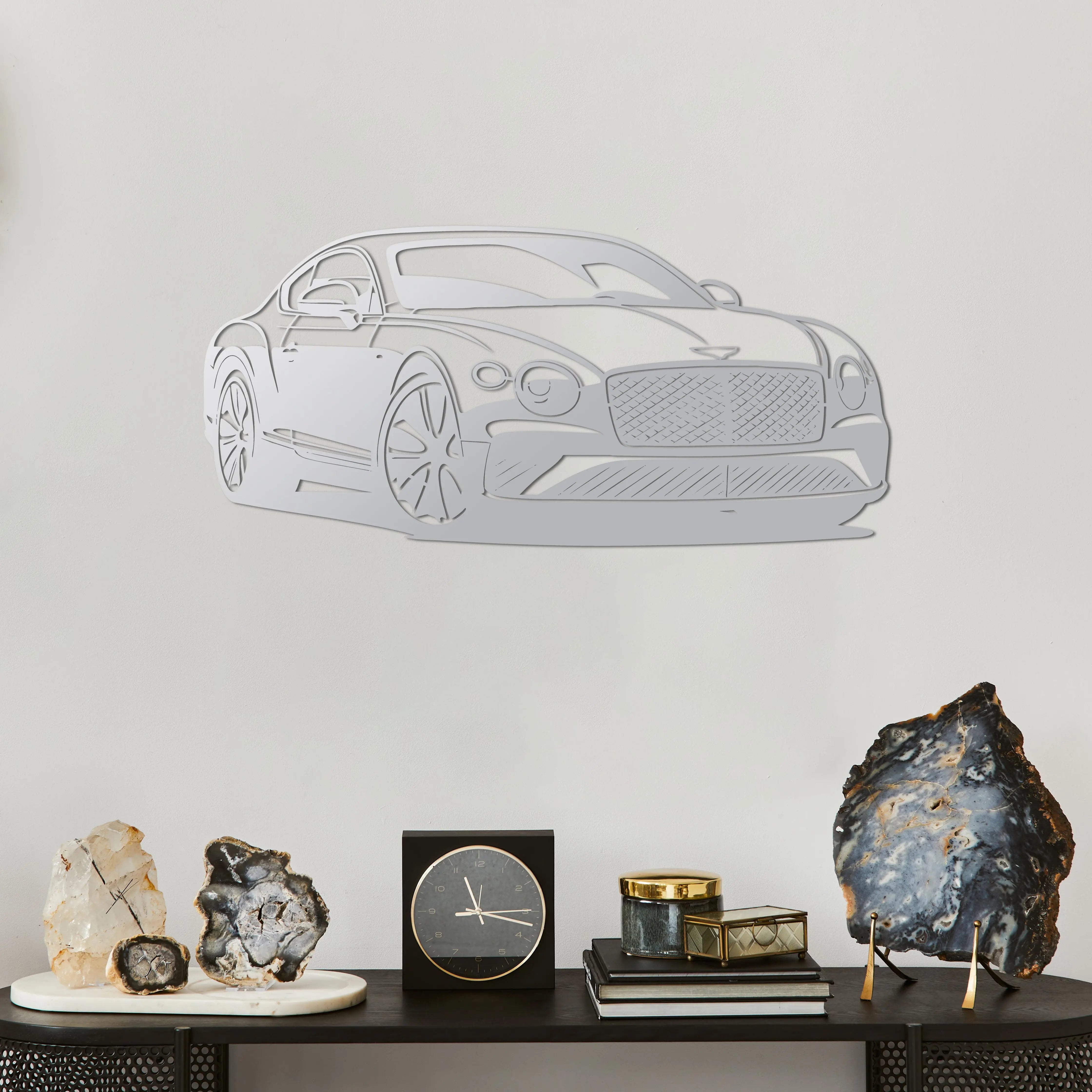 Bentley Continental GT – Metal Duvar Dekoru Laser Artique