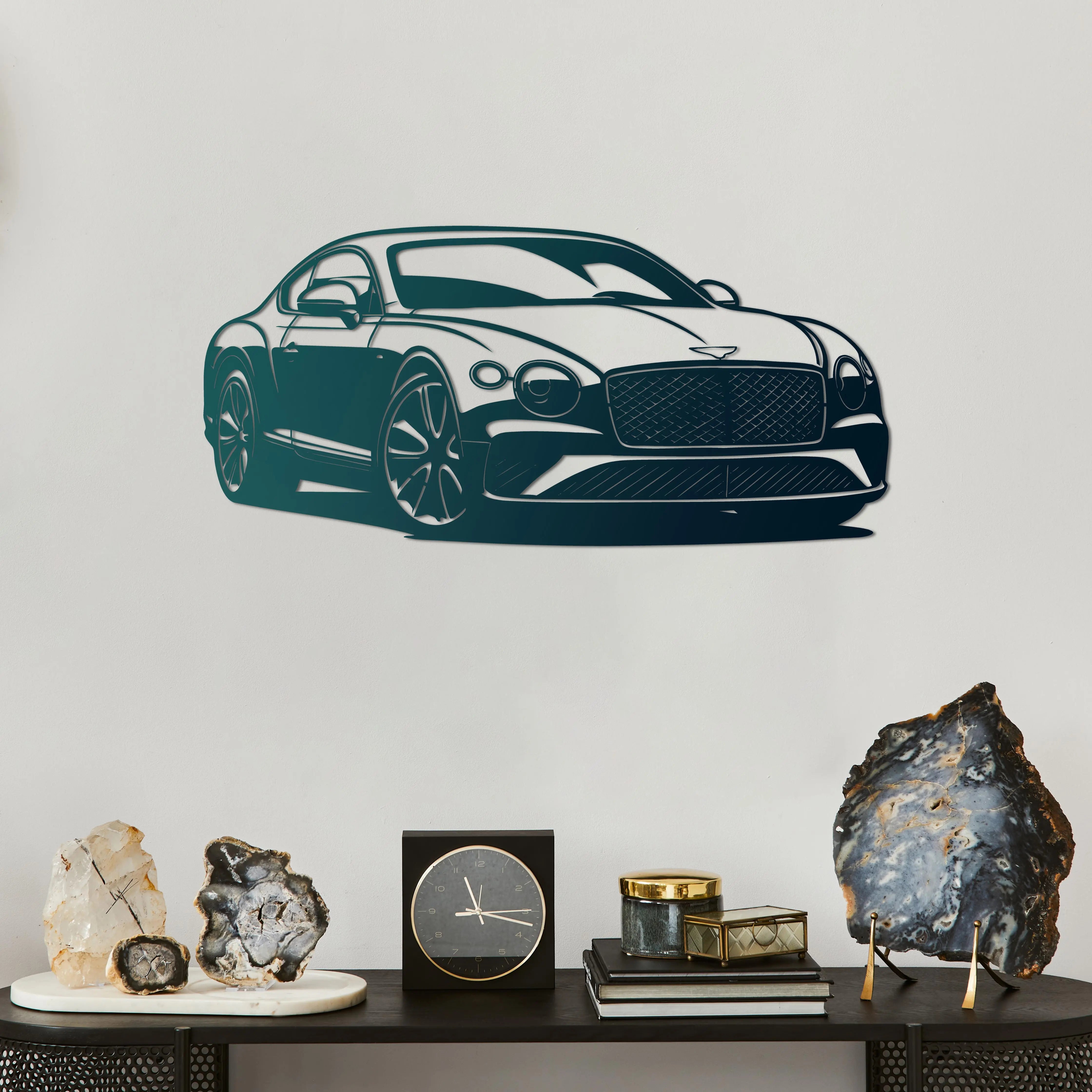 Bentley Continental GT – Metal Duvar Dekoru Laser Artique