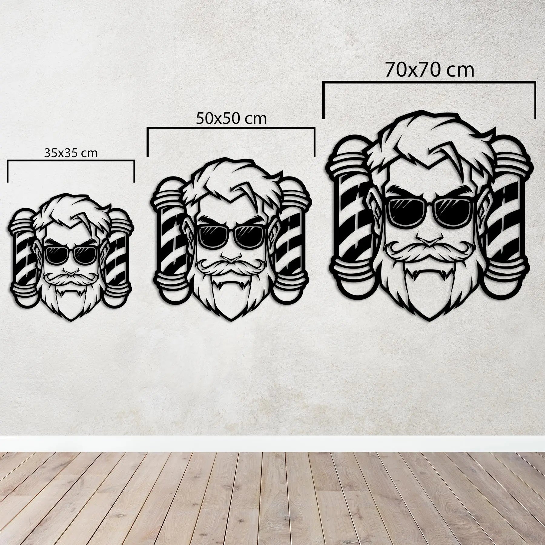 Keskin Tarz – Berber Metal Duvar Dekoru Laser Artique