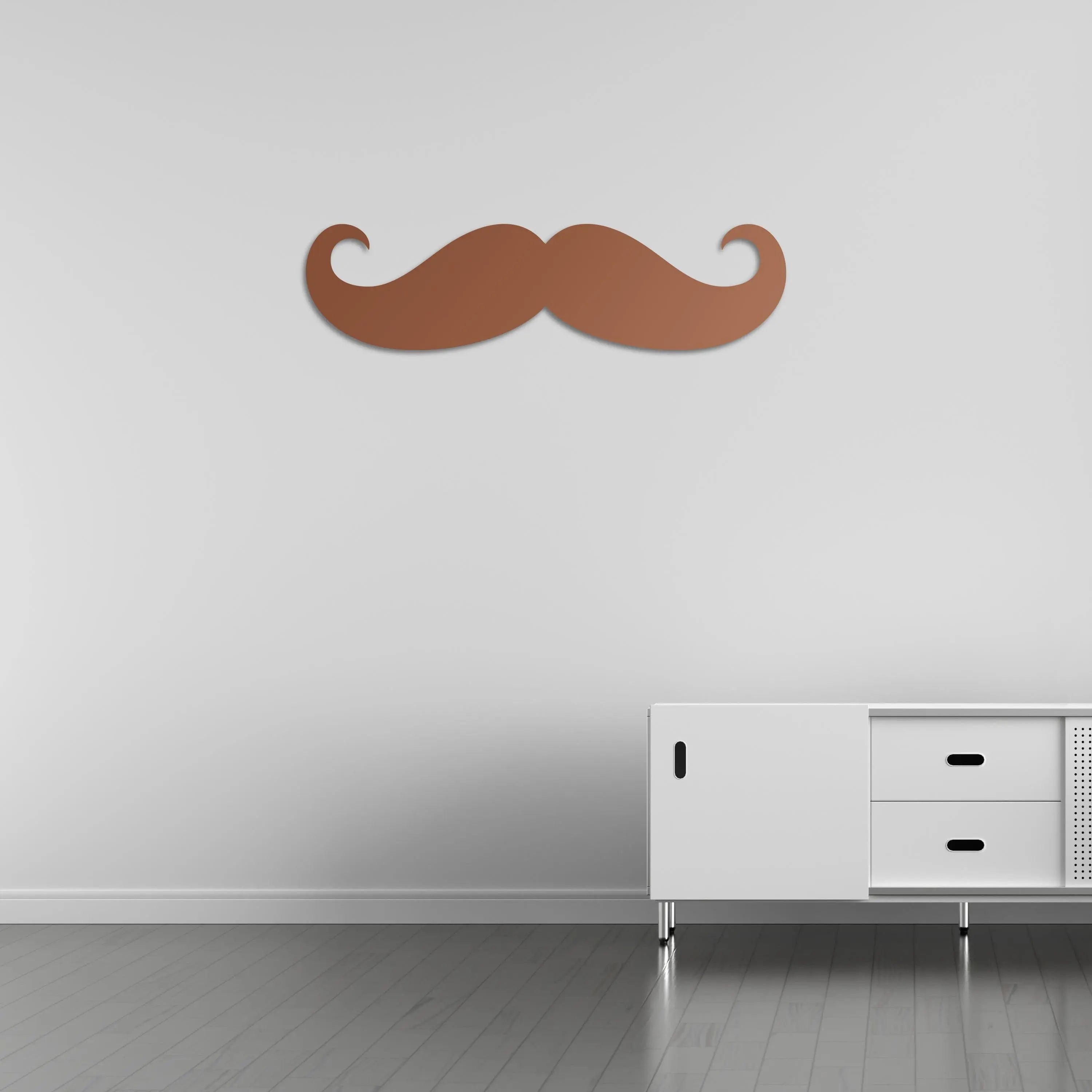 Klasik Bıyık – Metal Duvar Dekoru Laser Artique