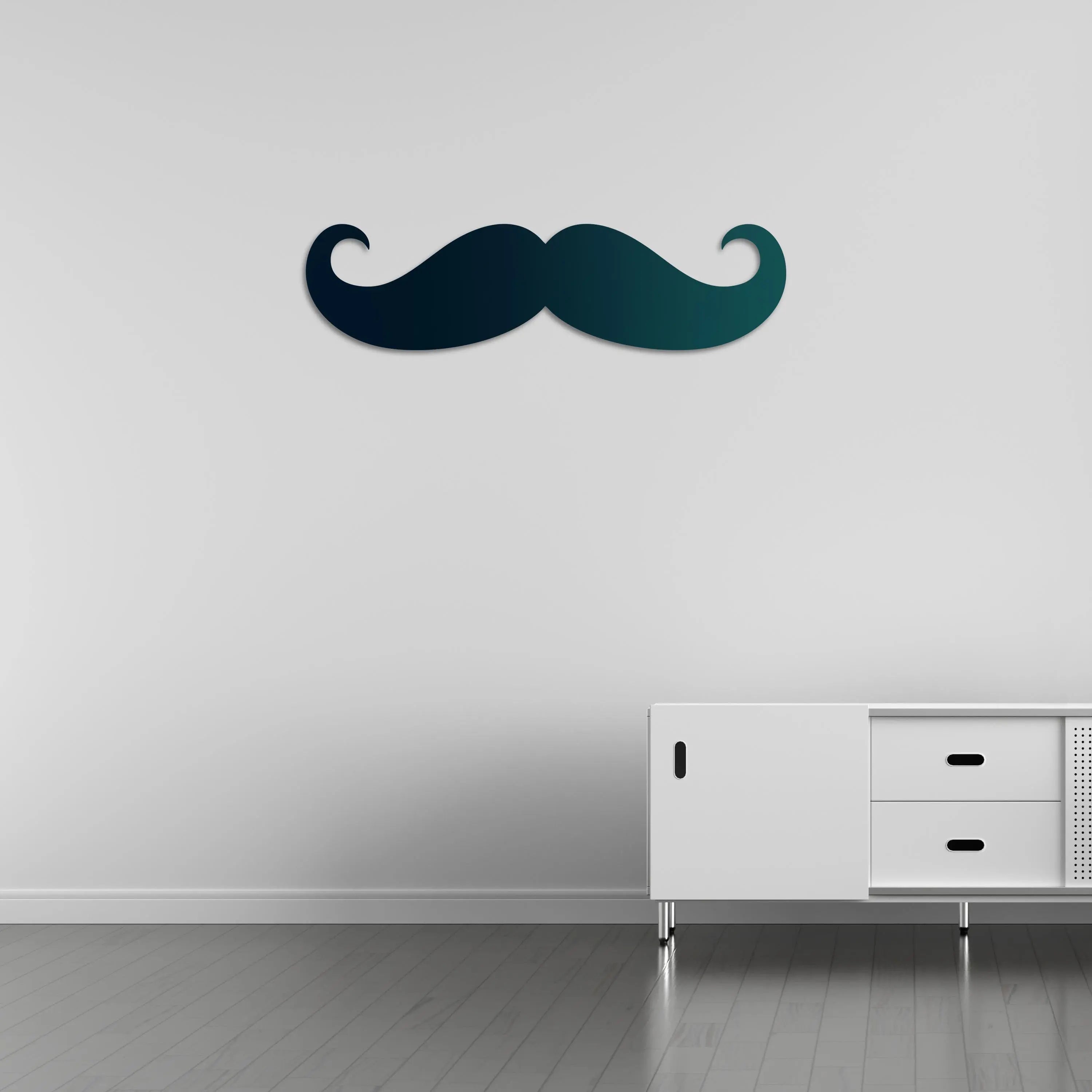 Klasik Bıyık – Metal Duvar Dekoru Laser Artique