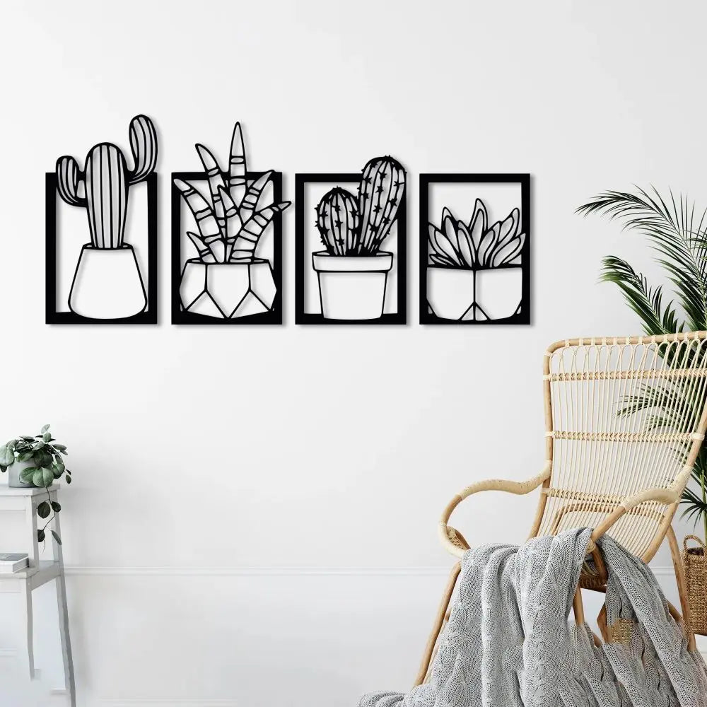 Çölün İhtişamı Metal Duvar Dekoru Laser Artique