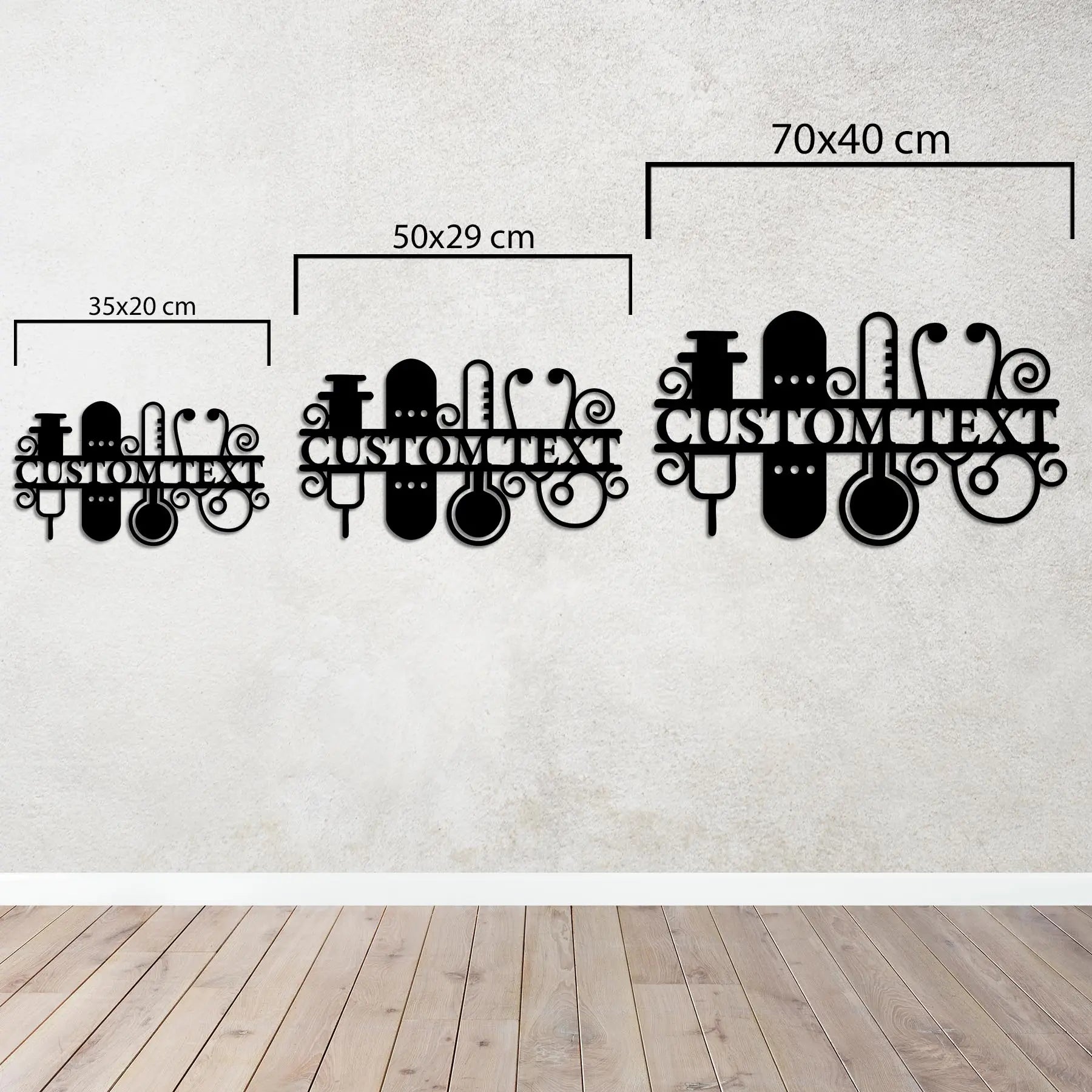 Şifa Sanatı Metal Duvar Dekoru Laser Artique