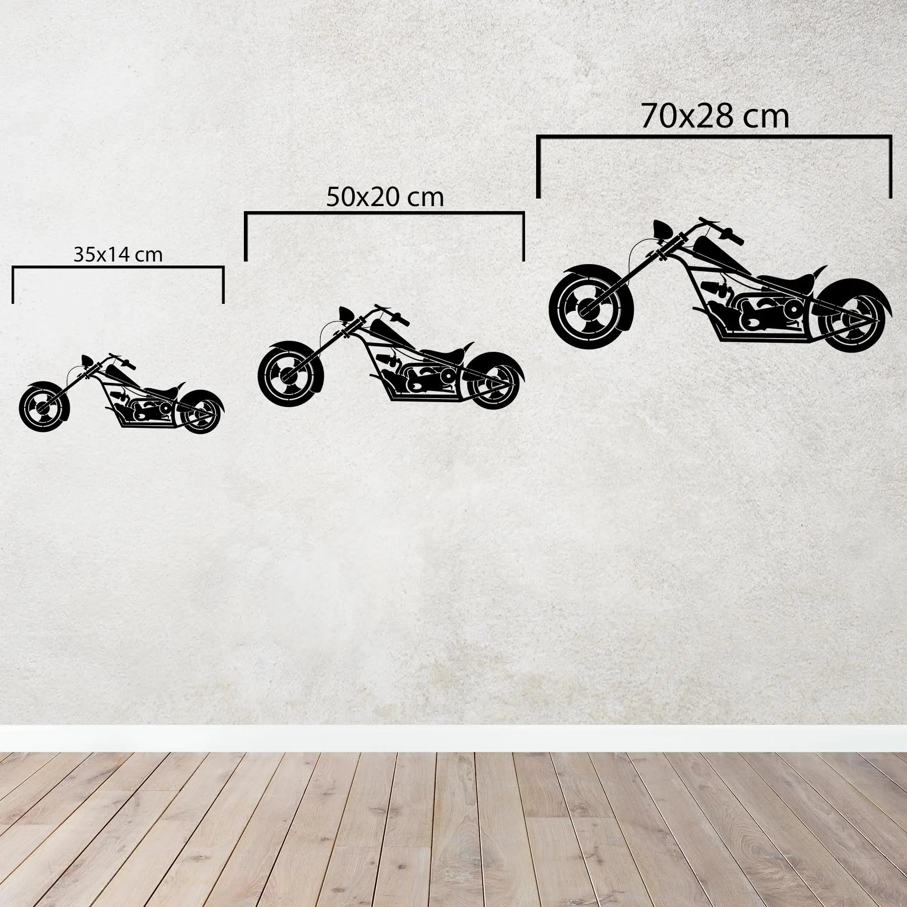 Chopper Efsanesi – Metal Motosiklet Duvar Dekoru Laser Artique