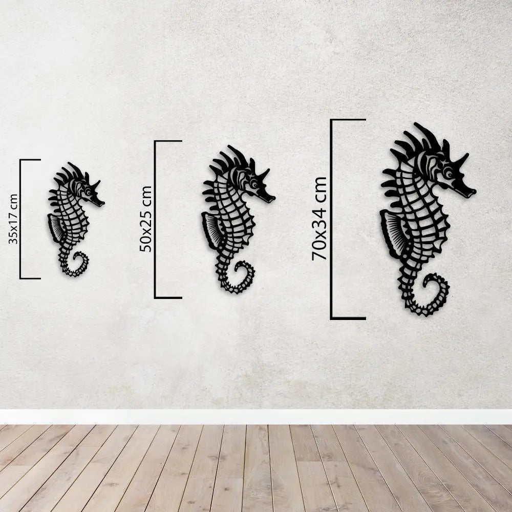 Denizlerin Gizemi Denizatı Metal Duvar Dekoru Laser Artique