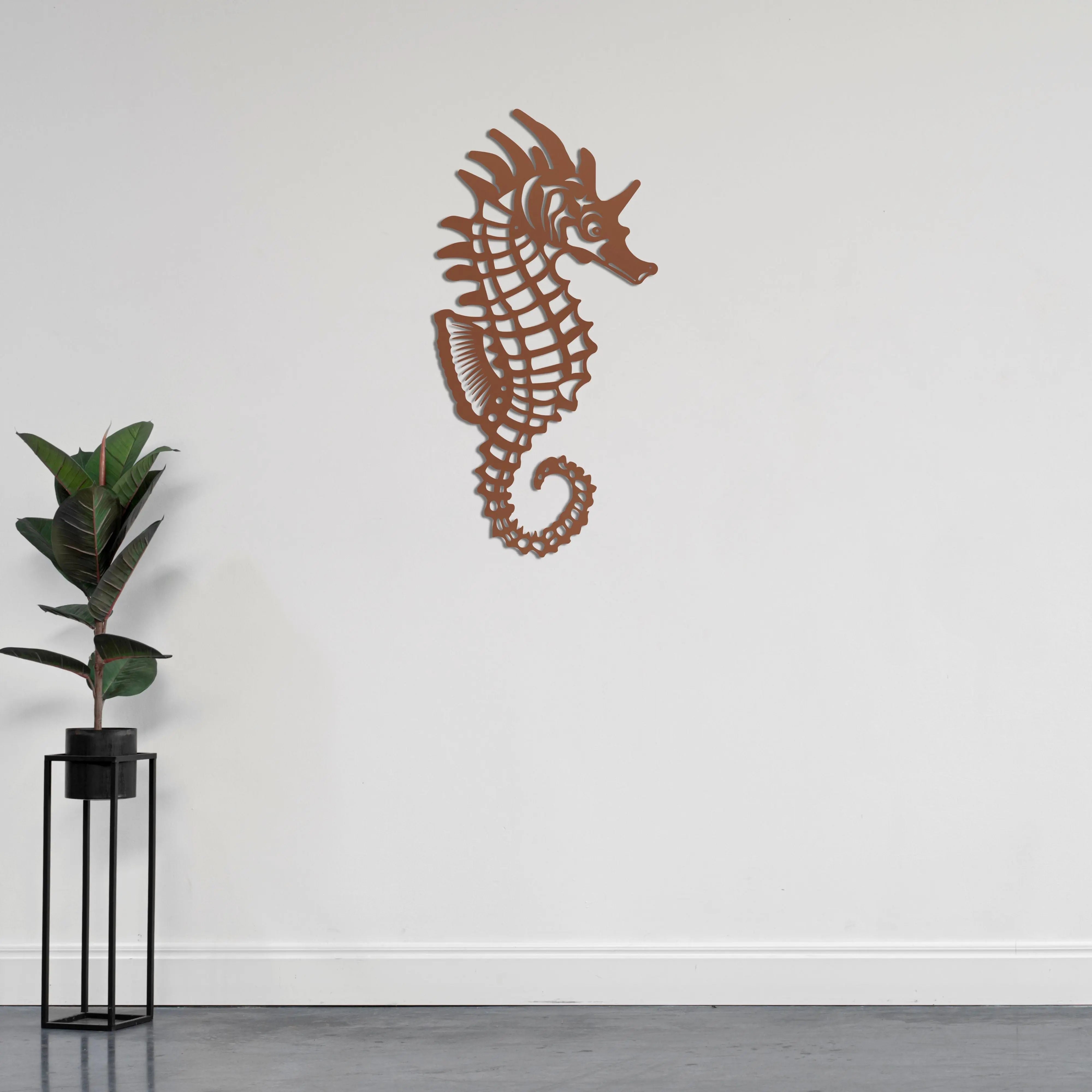 Denizlerin Gizemi Denizatı Metal Duvar Dekoru Laser Artique