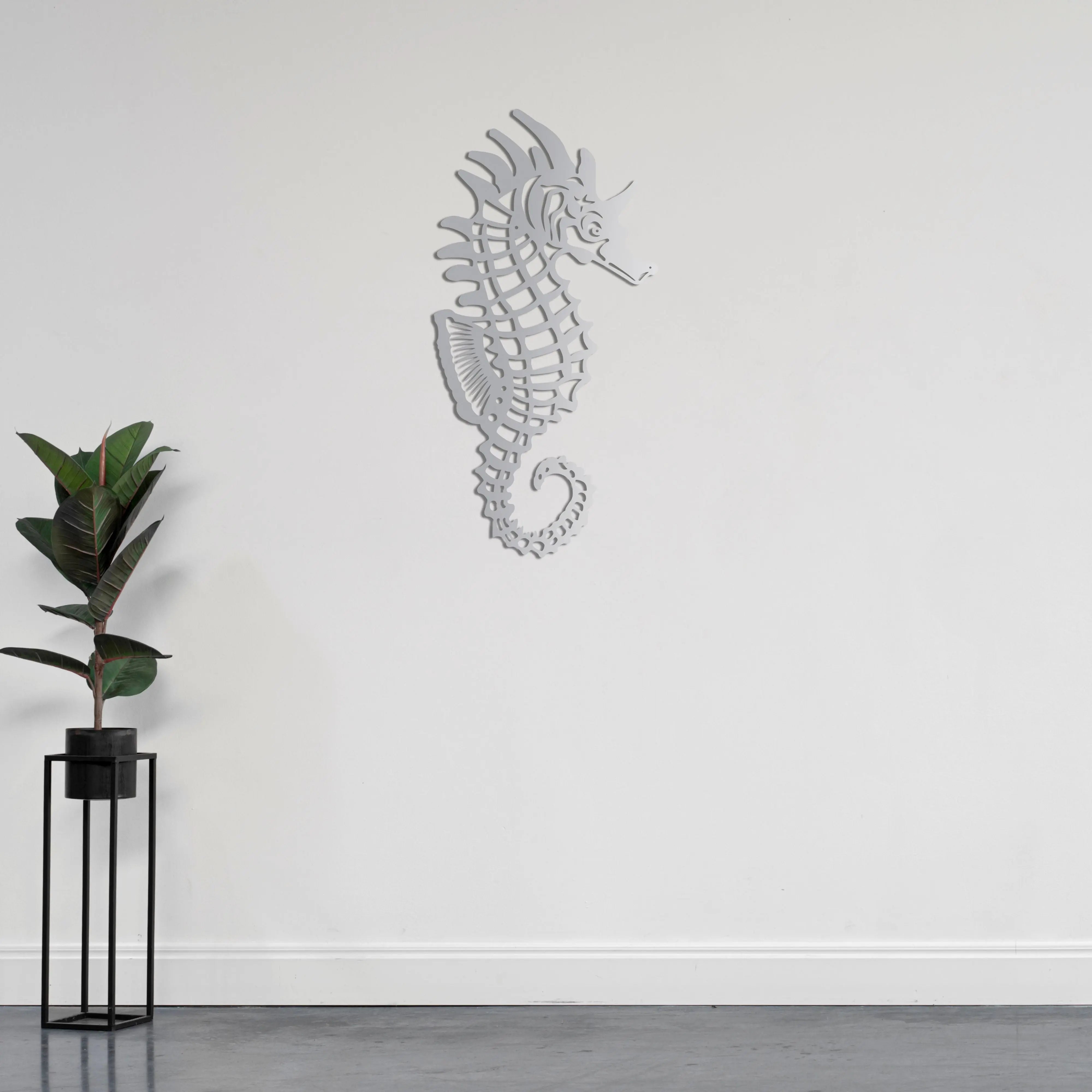 Denizlerin Gizemi Denizatı Metal Duvar Dekoru Laser Artique