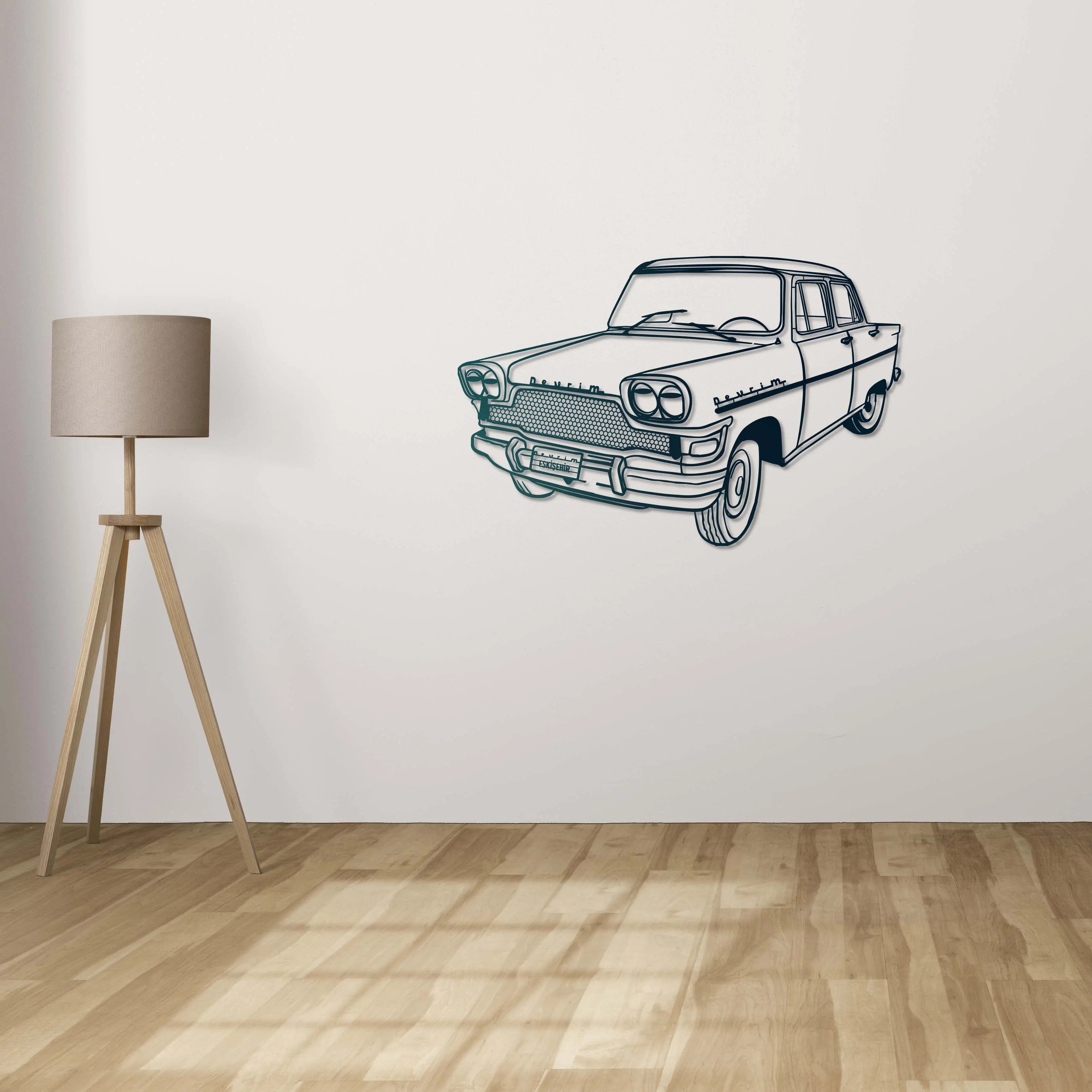 Devrim Arabası – Araba Metal Duvar Dekoru Laser Artique