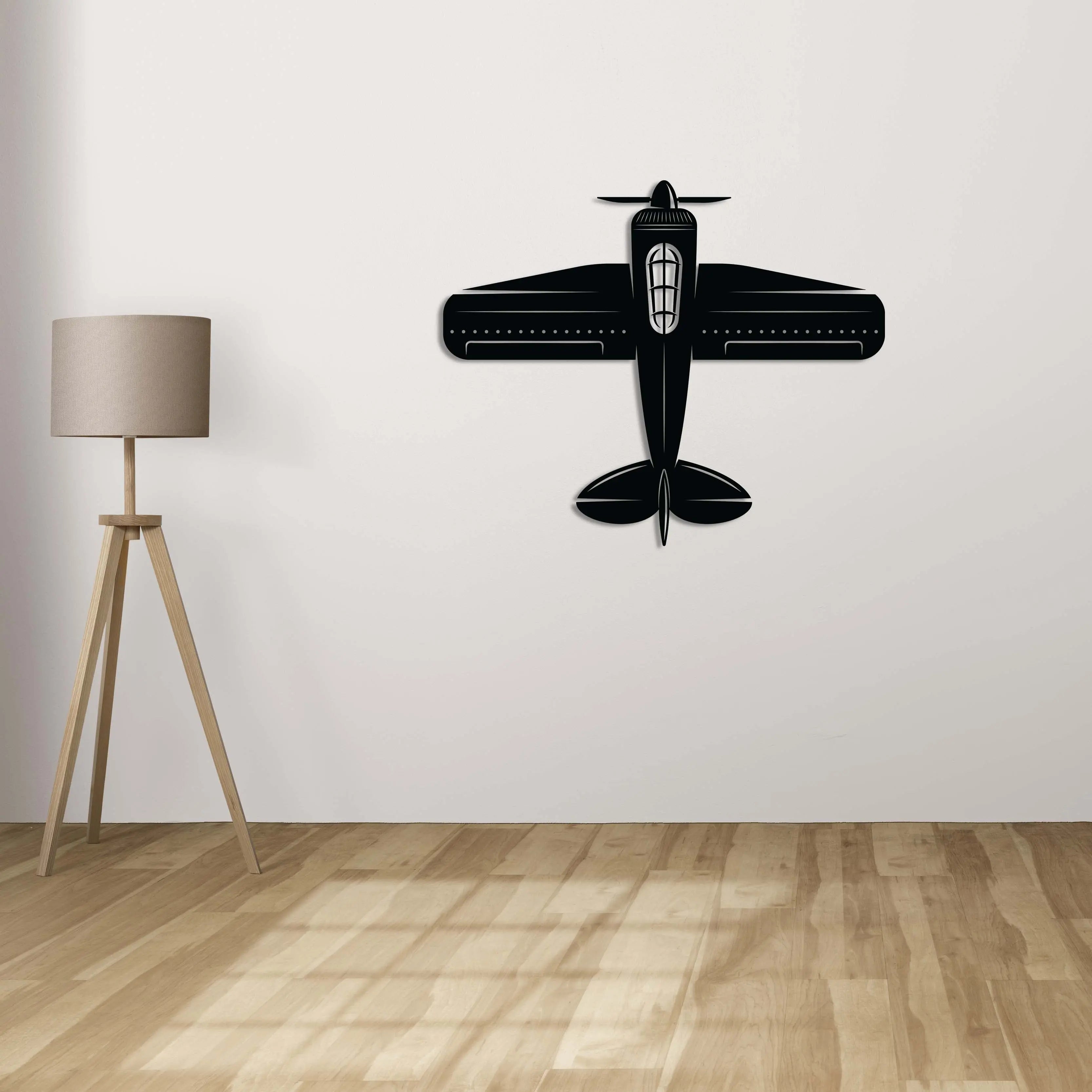 Havacılık Tutkusu – Metal Uçak Duvar Dekoru Laser Artique