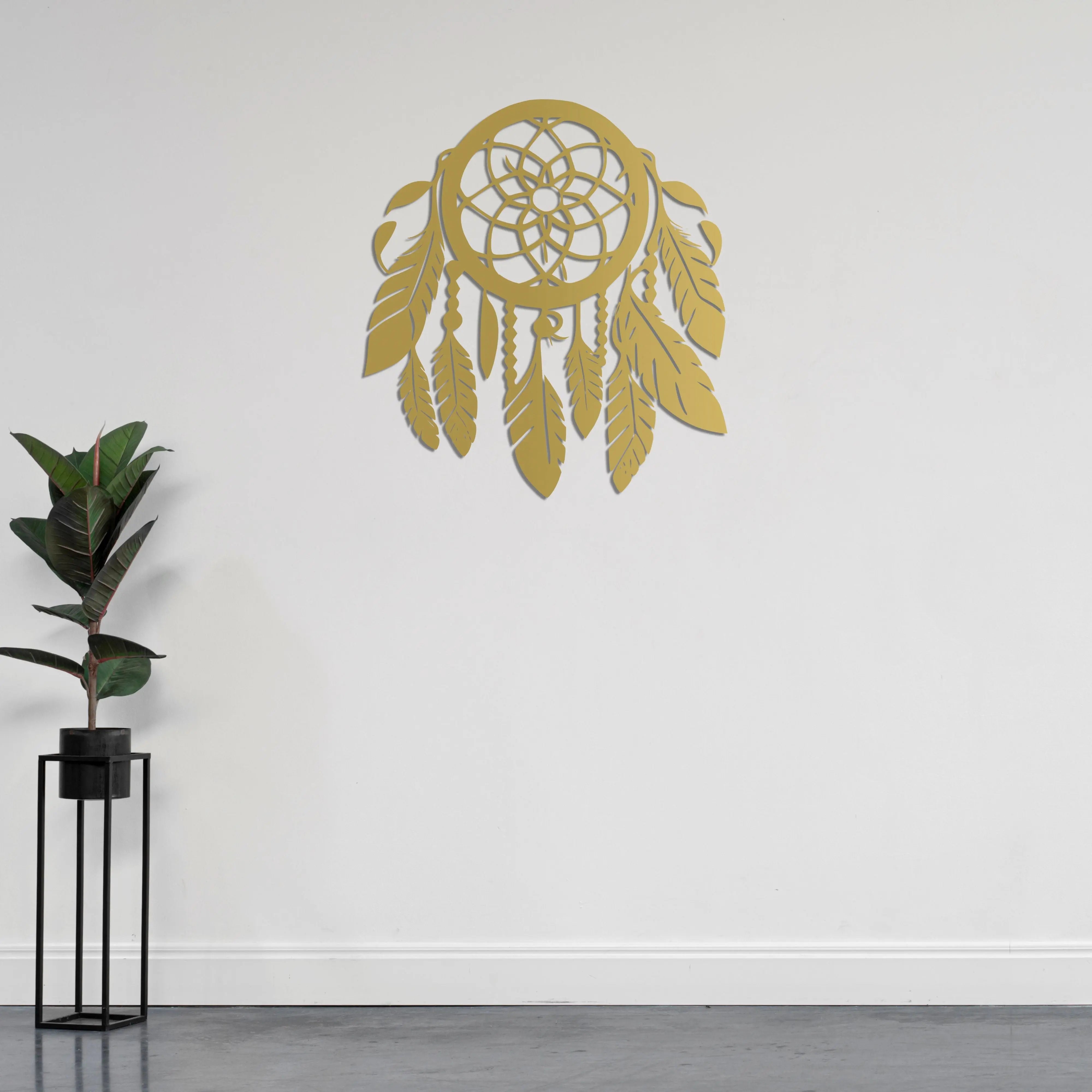 Düş Kapanı Metal Duvar Dekoru Laser Artique