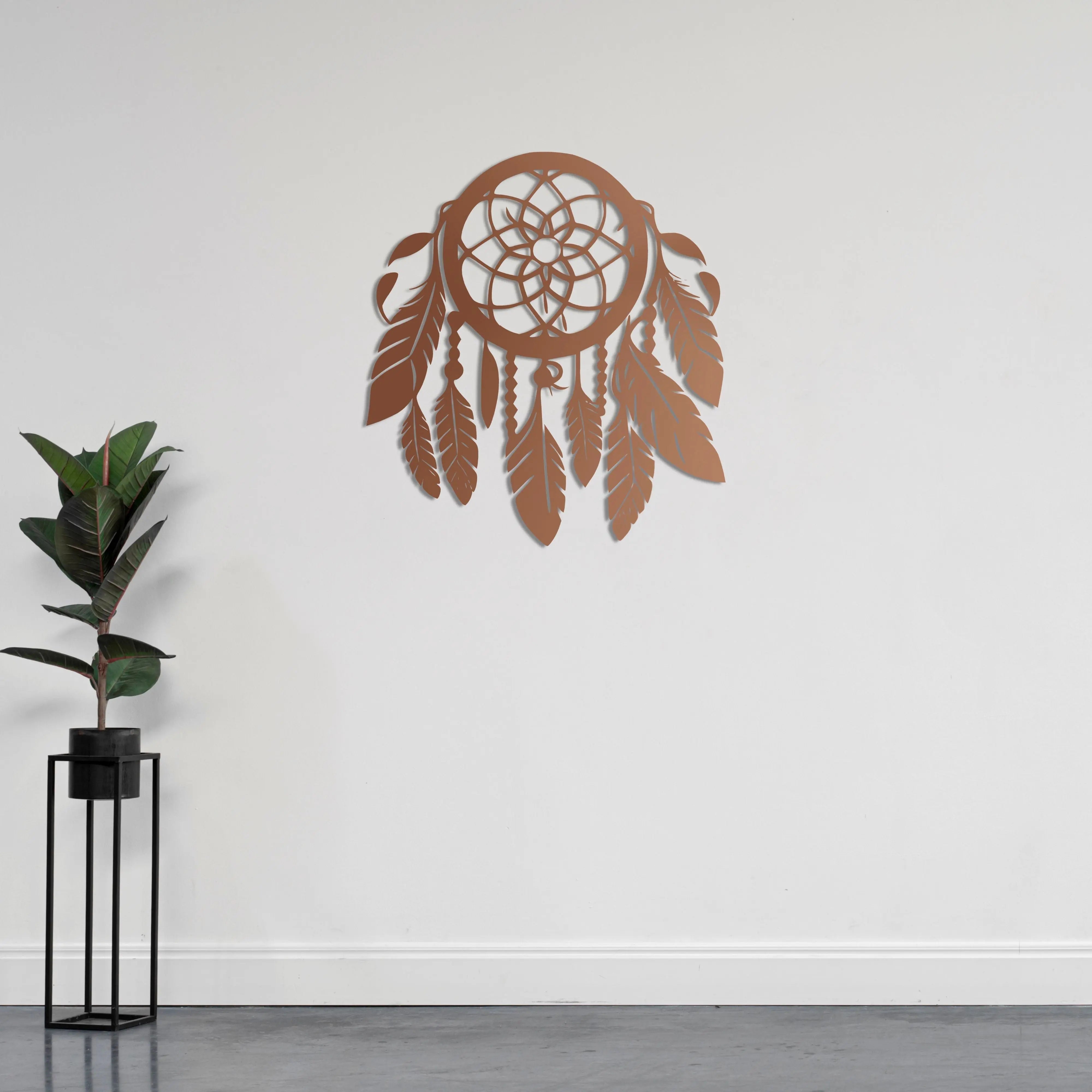 Düş Kapanı Metal Duvar Dekoru Laser Artique