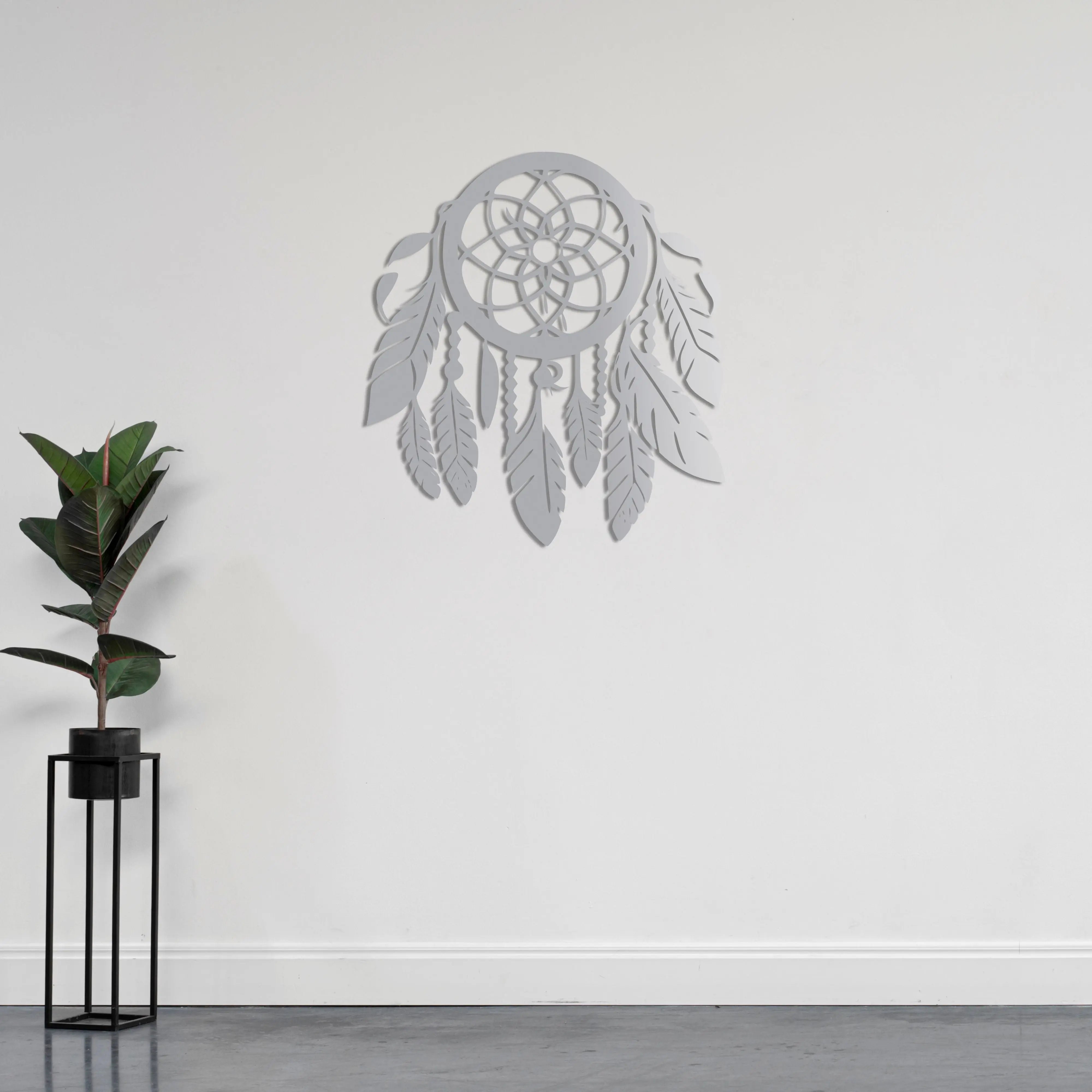 Düş Kapanı Metal Duvar Dekoru Laser Artique