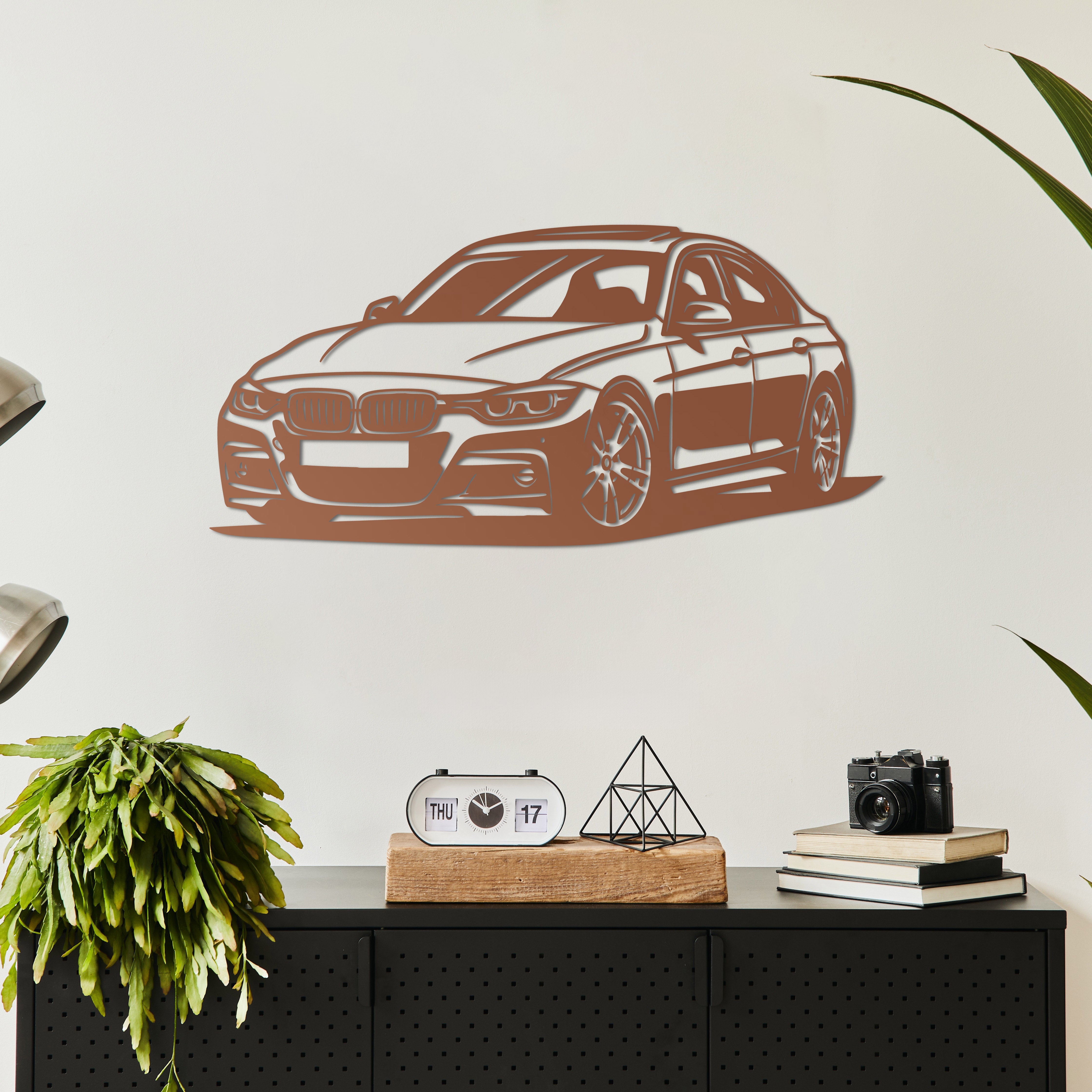 BMW F30 – Araba Metal Duvar Dekoru