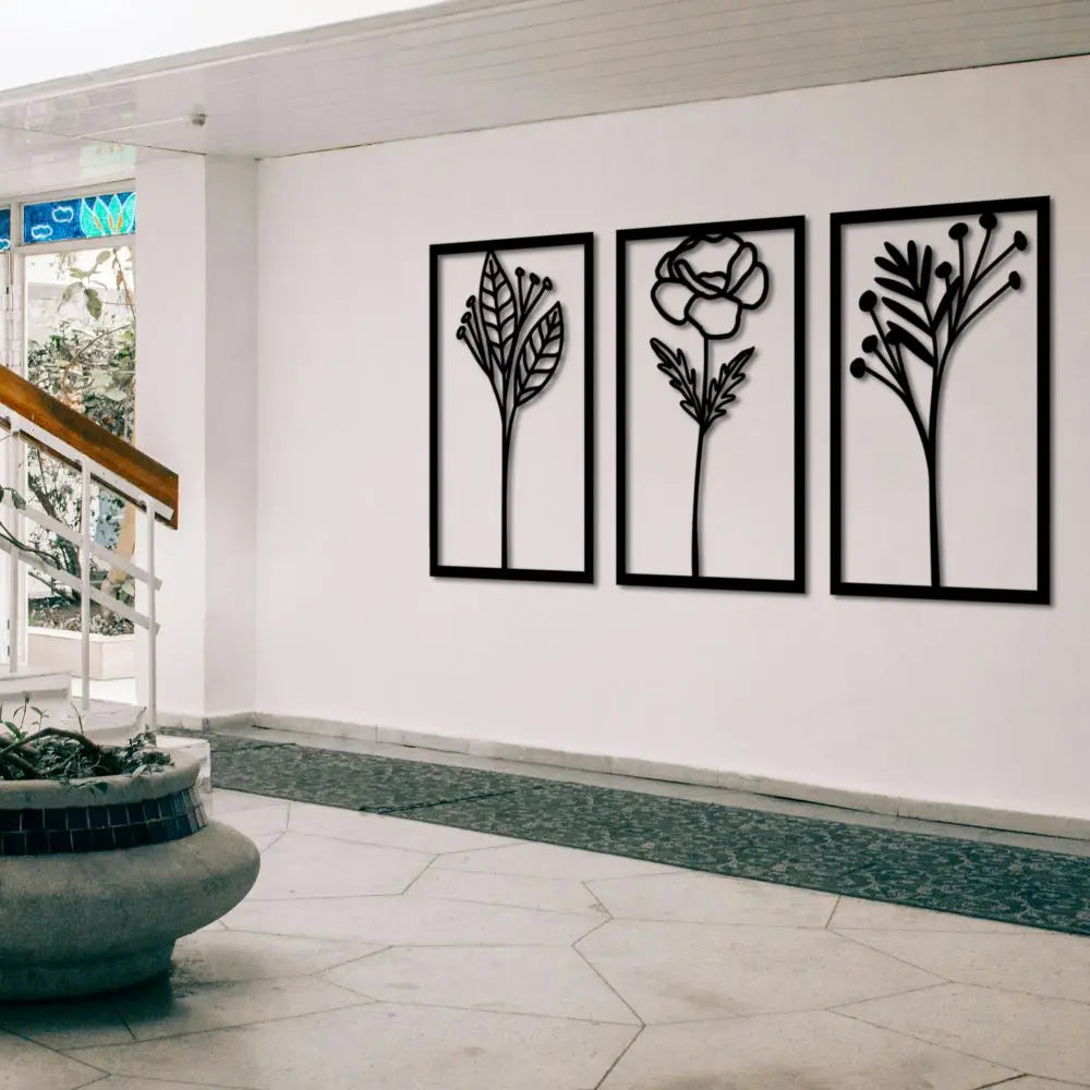 Baharın Uyanışı Metal Duvar Dekoru Laser Artique