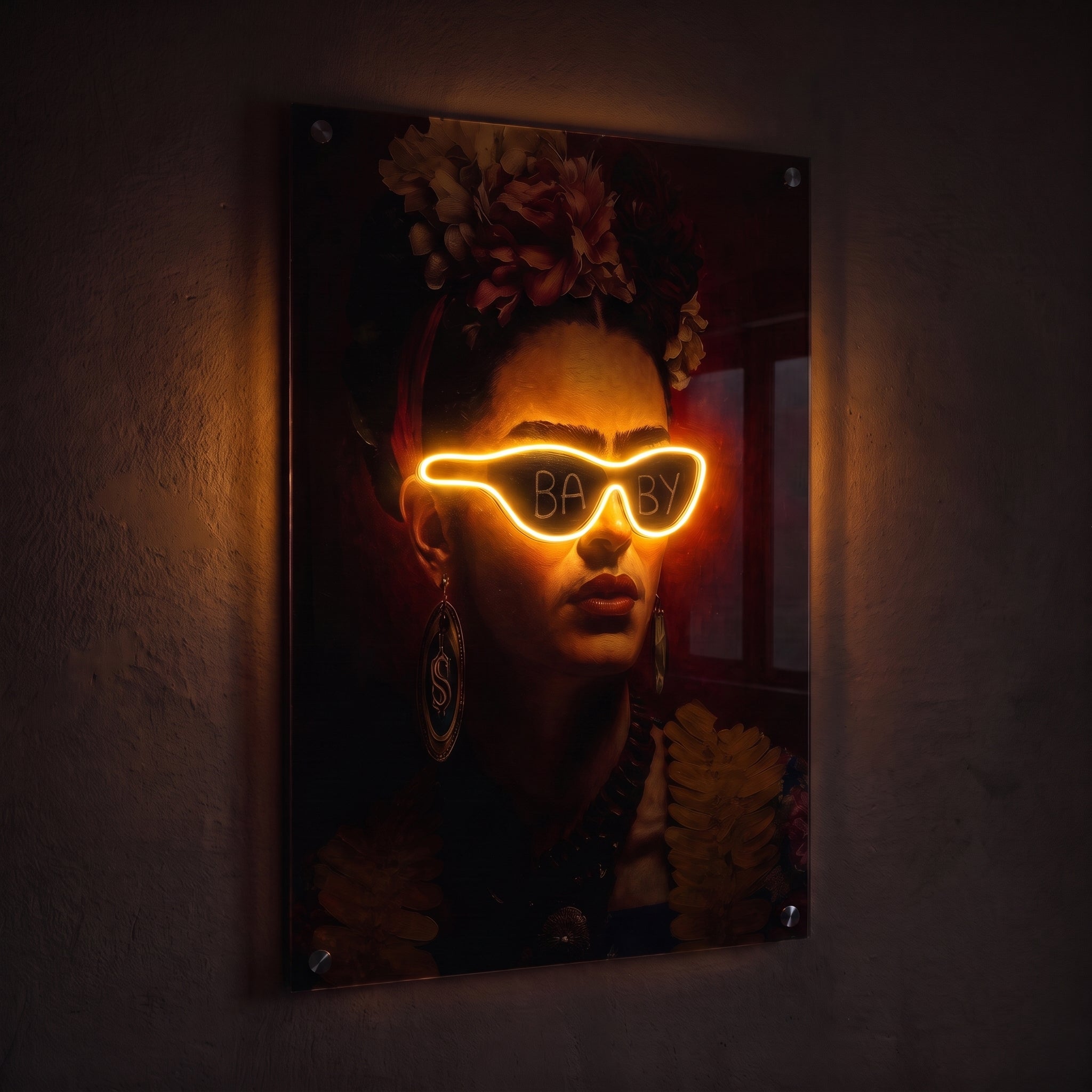Frida Kahlo – Baby Neon LED Tablo