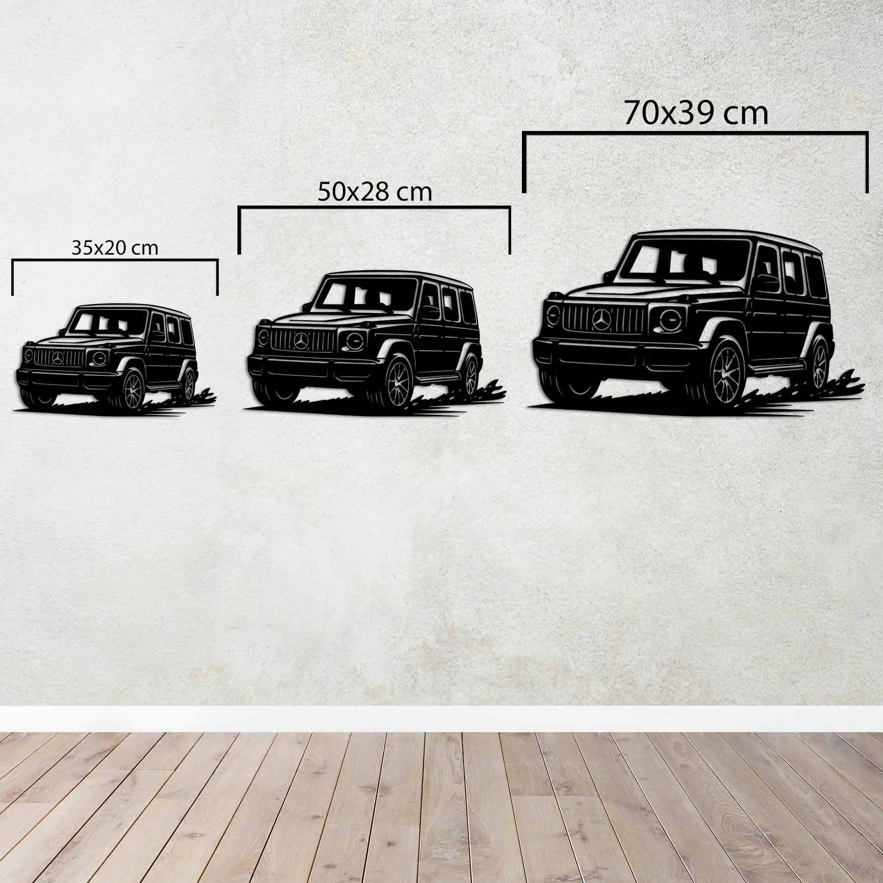 Mercedes G63 AMG – Araba Metal Duvar Dekoru Laser Artique