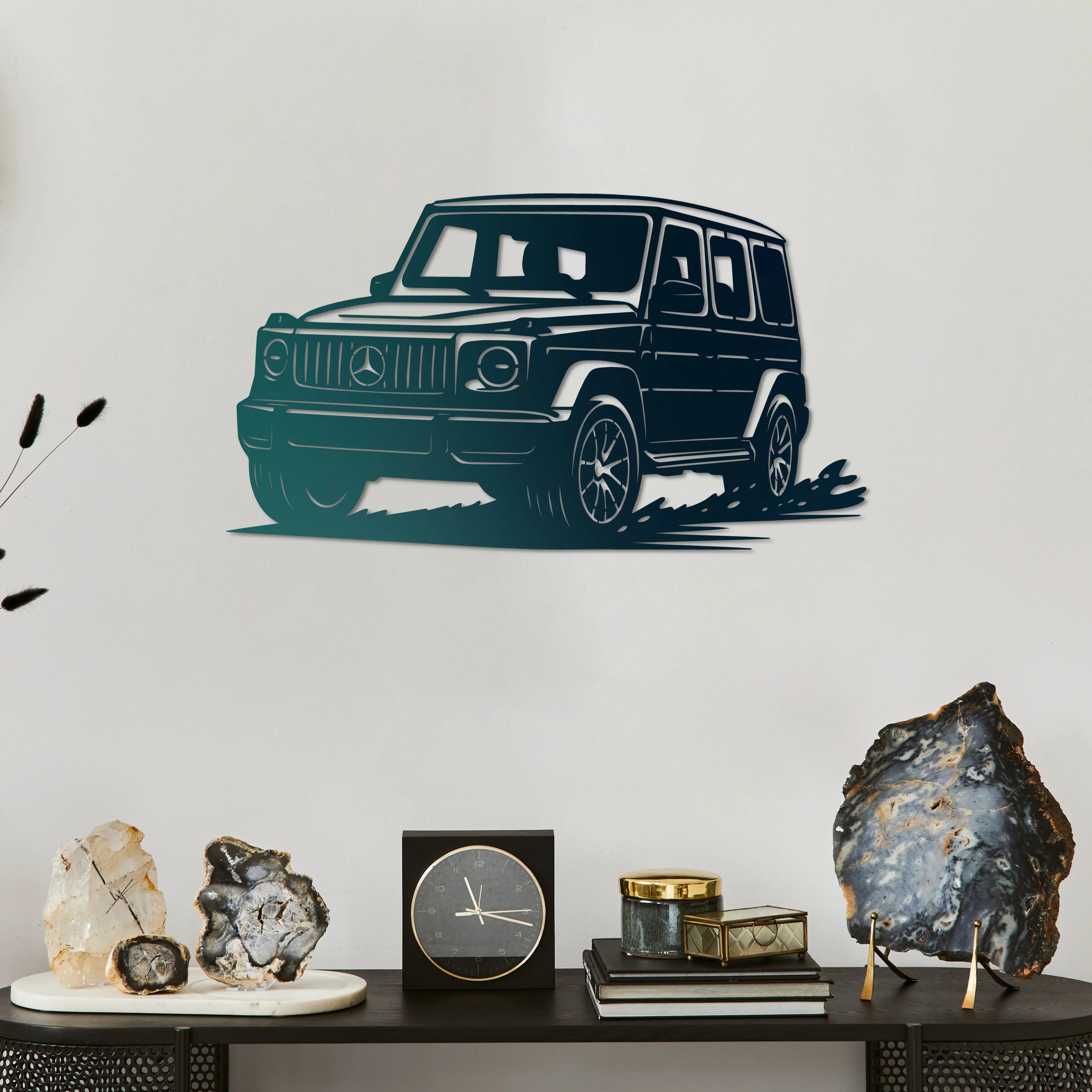 Mercedes G63 AMG – Araba Metal Duvar Dekoru Laser Artique