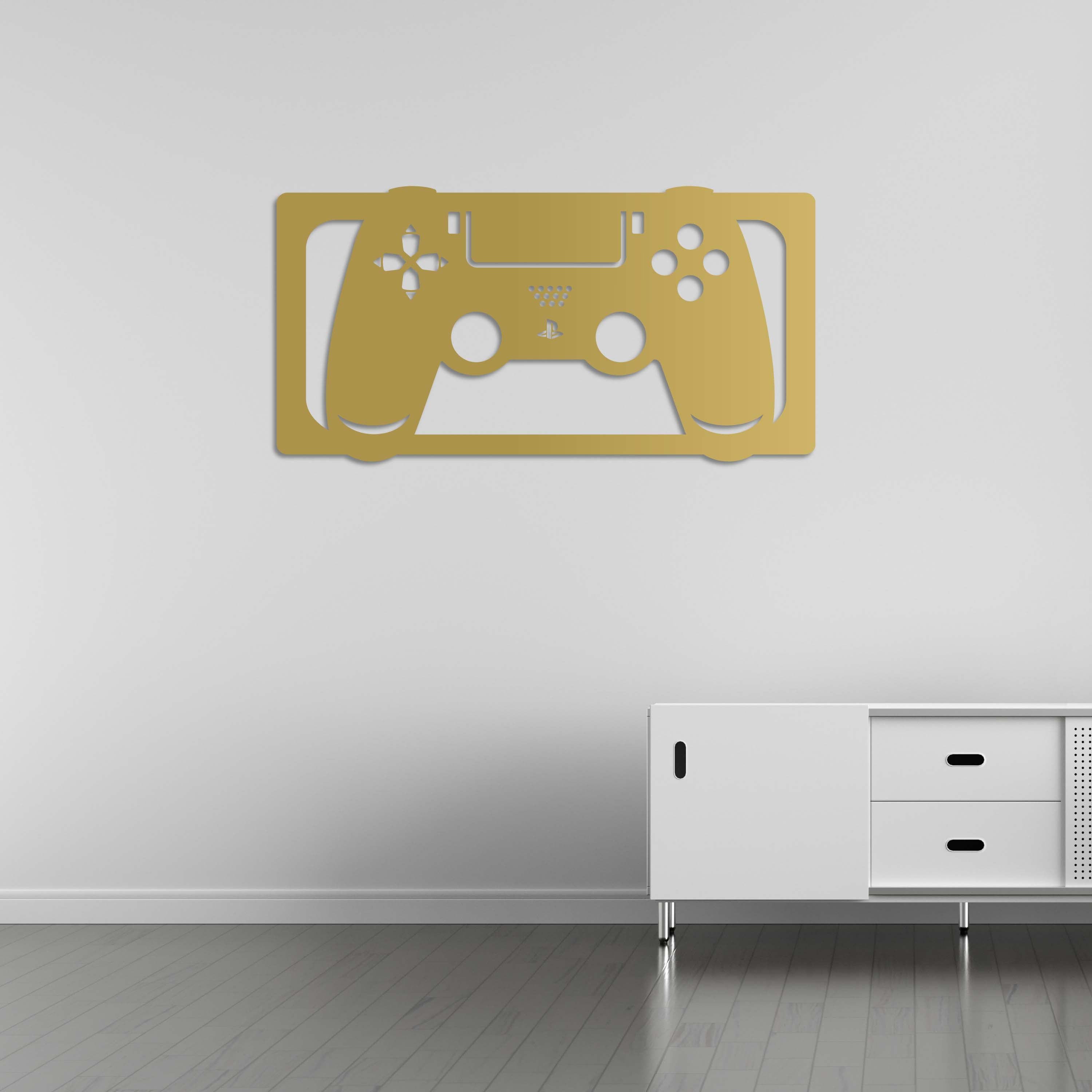 Game Controller Metal Duvar Dekoru