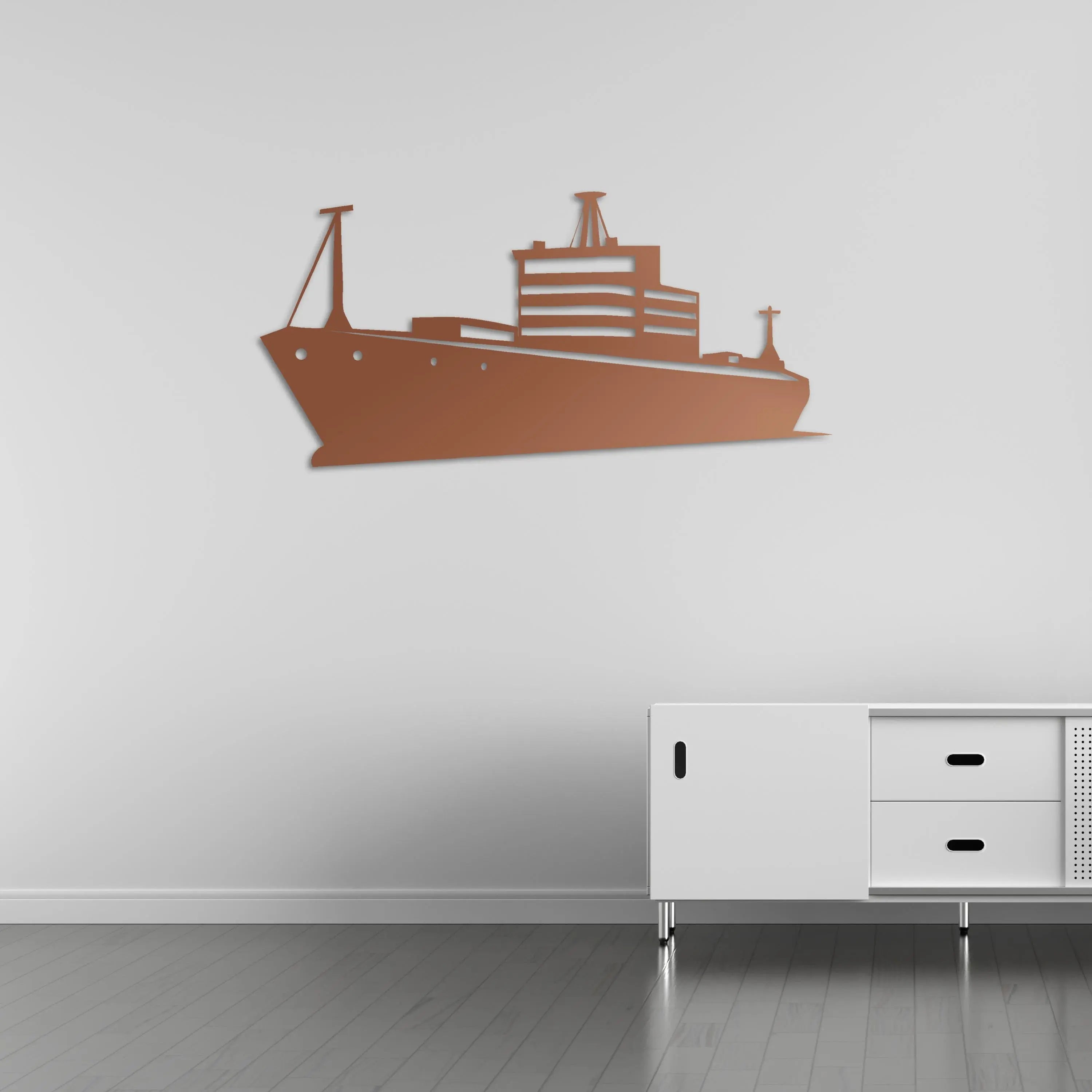 Liberti Gemisi Metal Duvar Dekoru Laser Artique