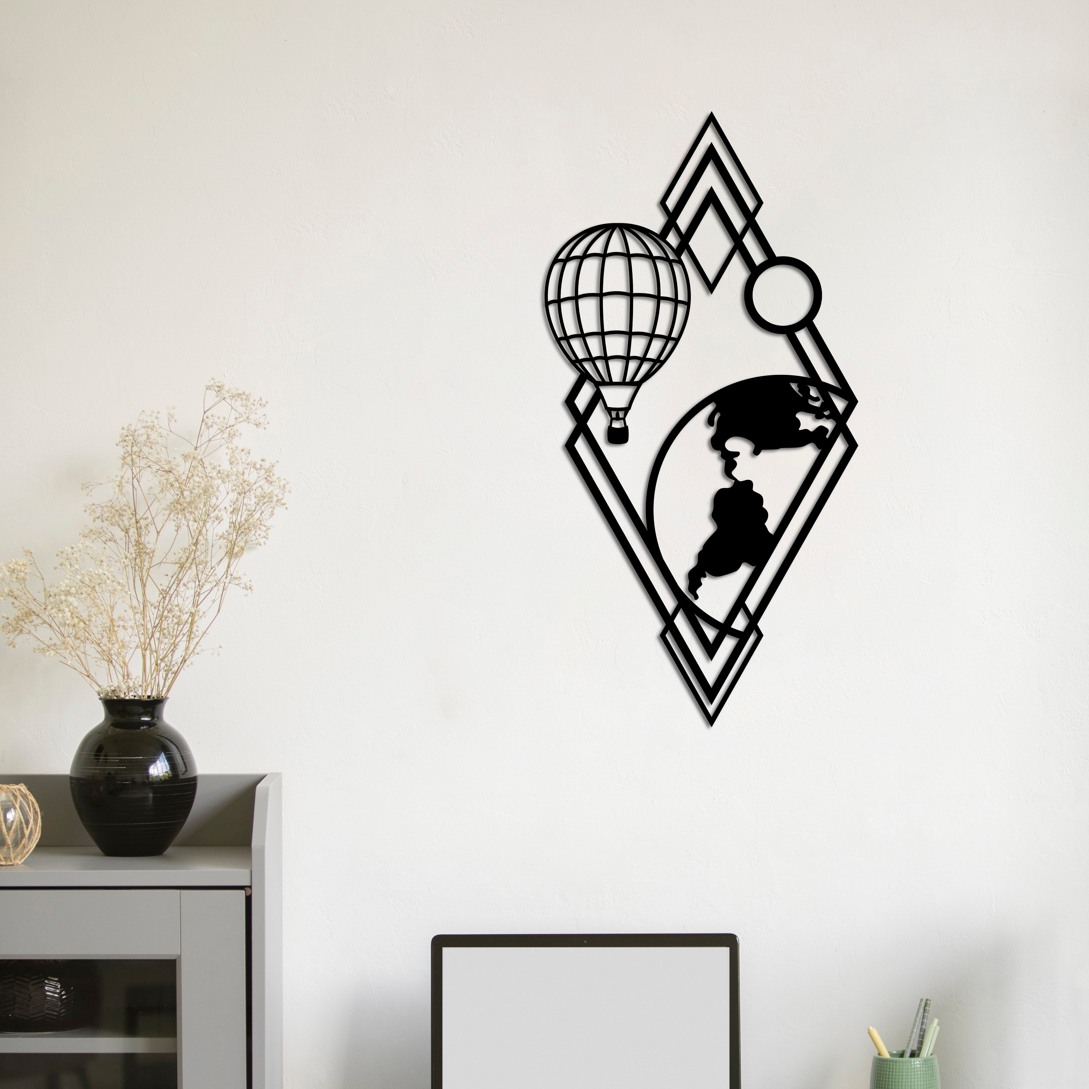 Gökyüzüne Yolculuk – Metal Duvar Dekoru Laser Artique