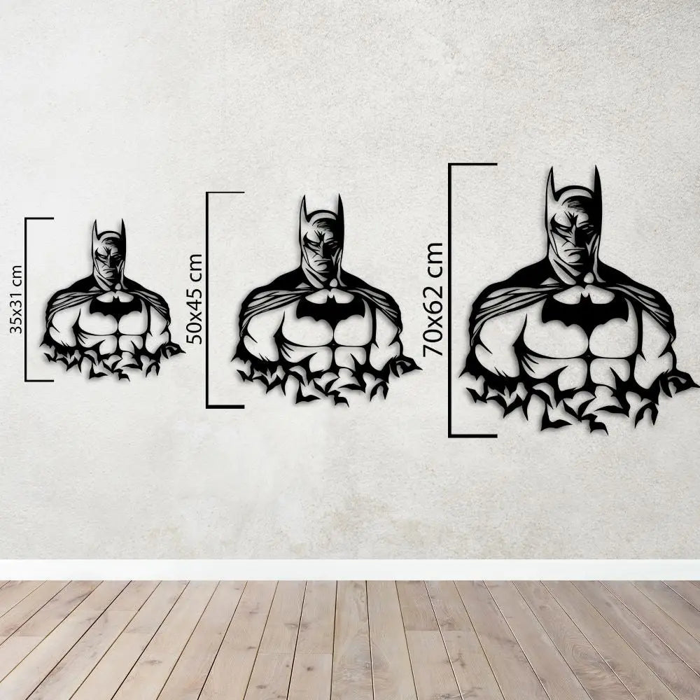 Gotham'ın Gözcüsü Metal Duvar Dekoru Laser Artique