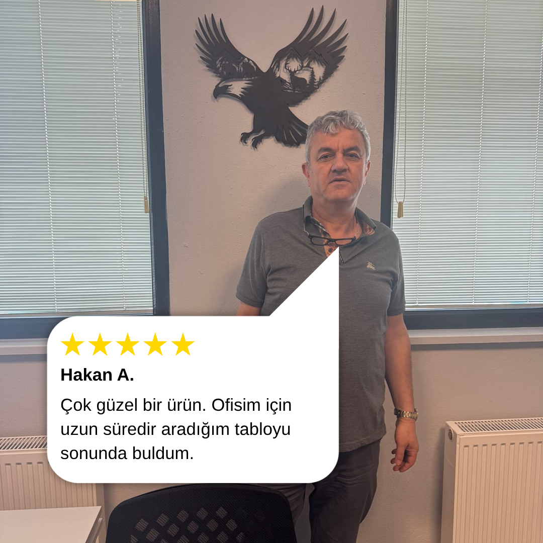 Husky Ruhu Metal Duvar Dekoru Laser Artique