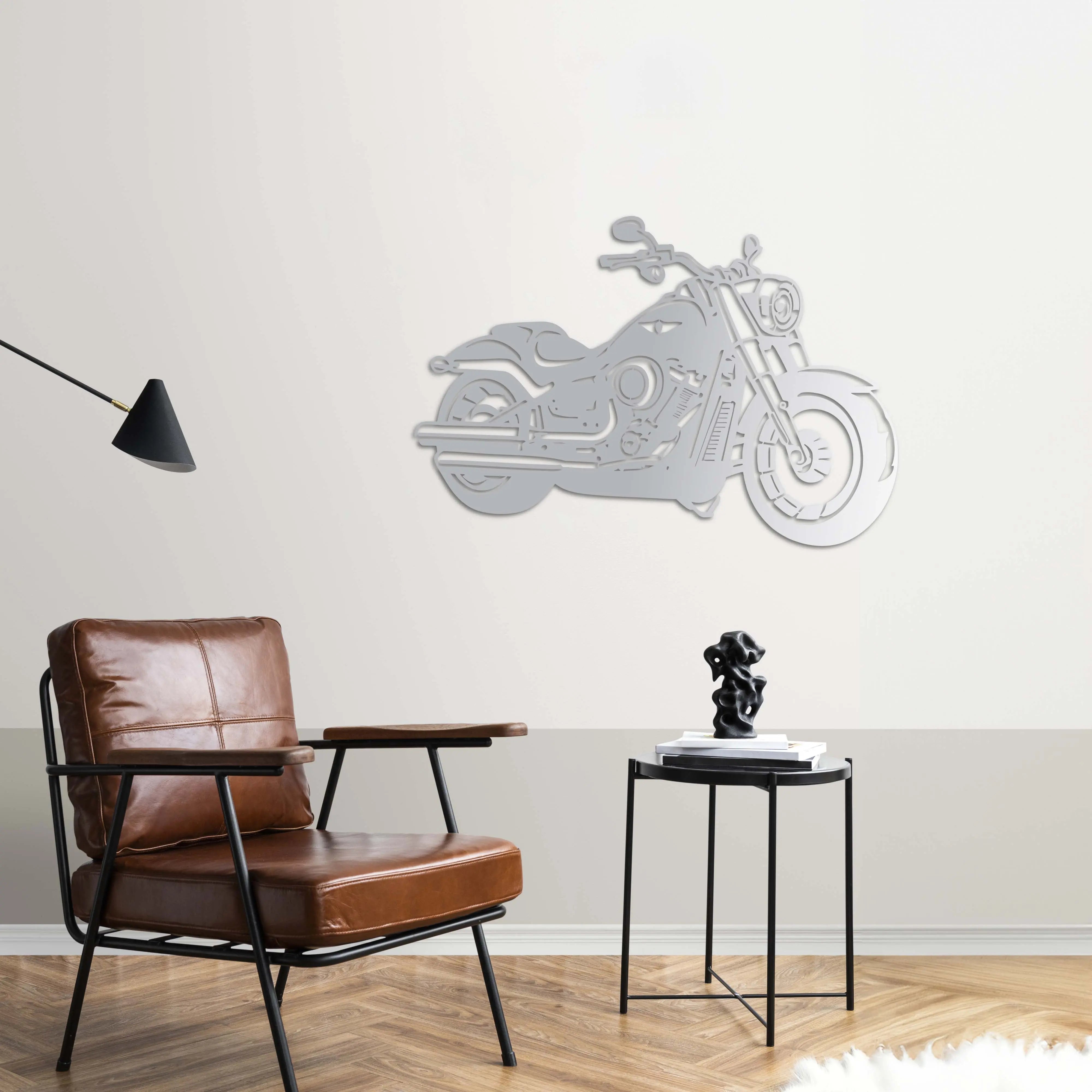 Harley-Davidson – Motor Metal Duvar Dekoru Laser Artique