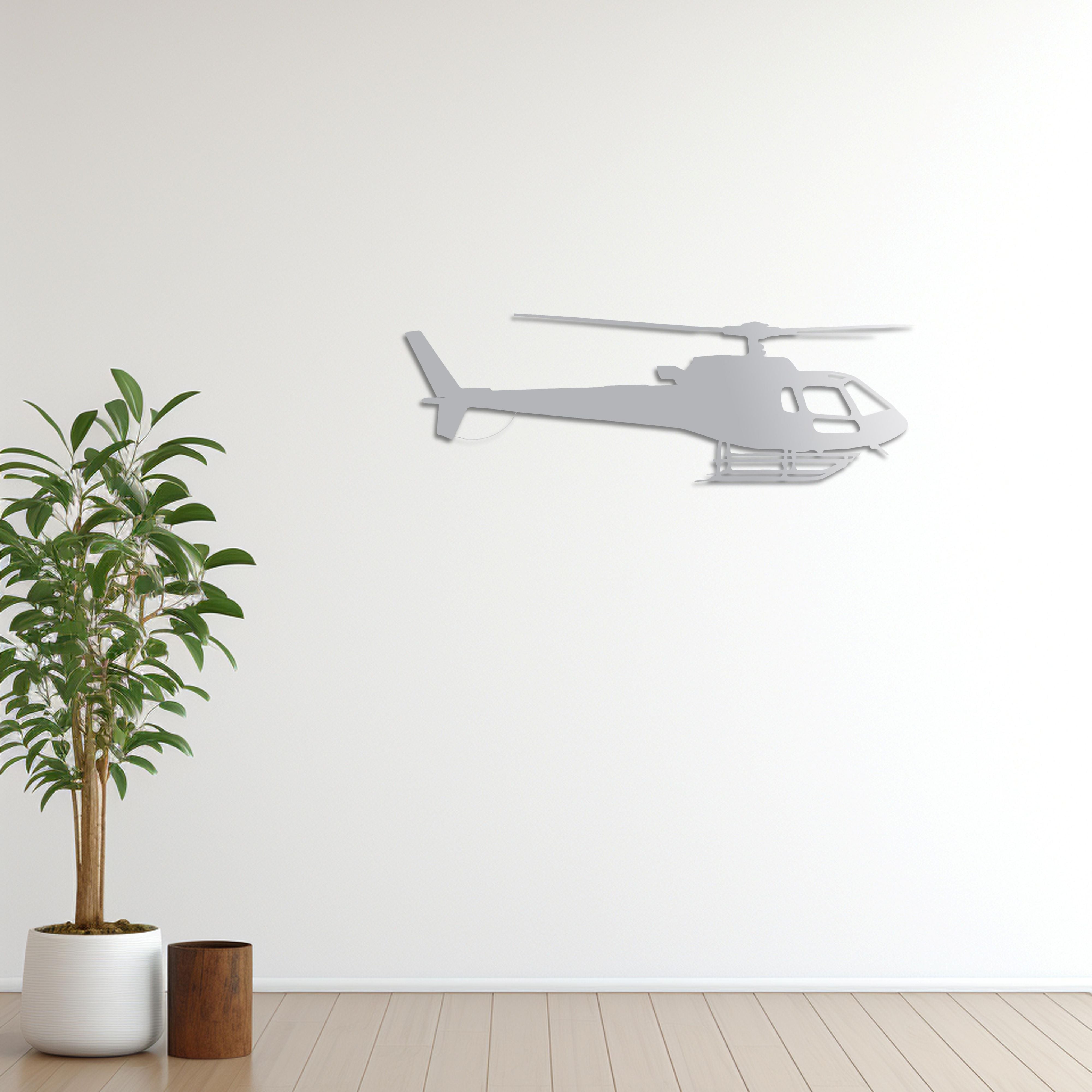 Airbus H125 – Helikopter Metal Duvar Dekoru