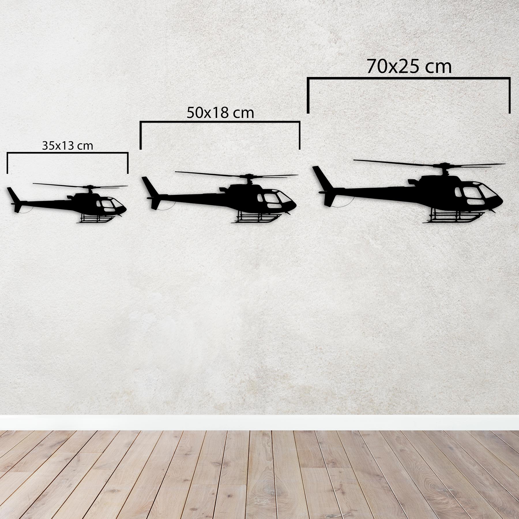 Airbus H125 – Helikopter Metal Duvar Dekoru