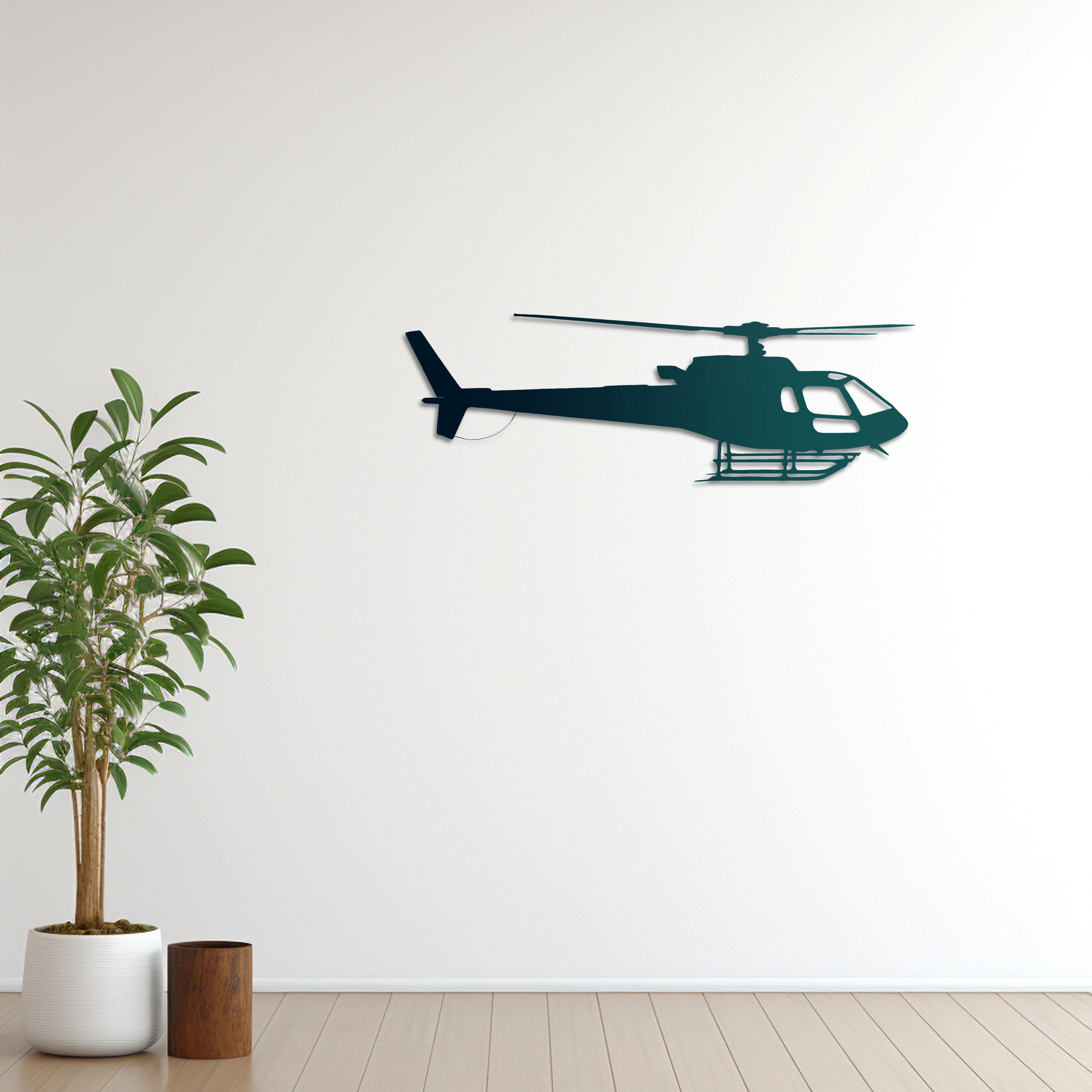 Airbus H125 – Helikopter Metal Duvar Dekoru