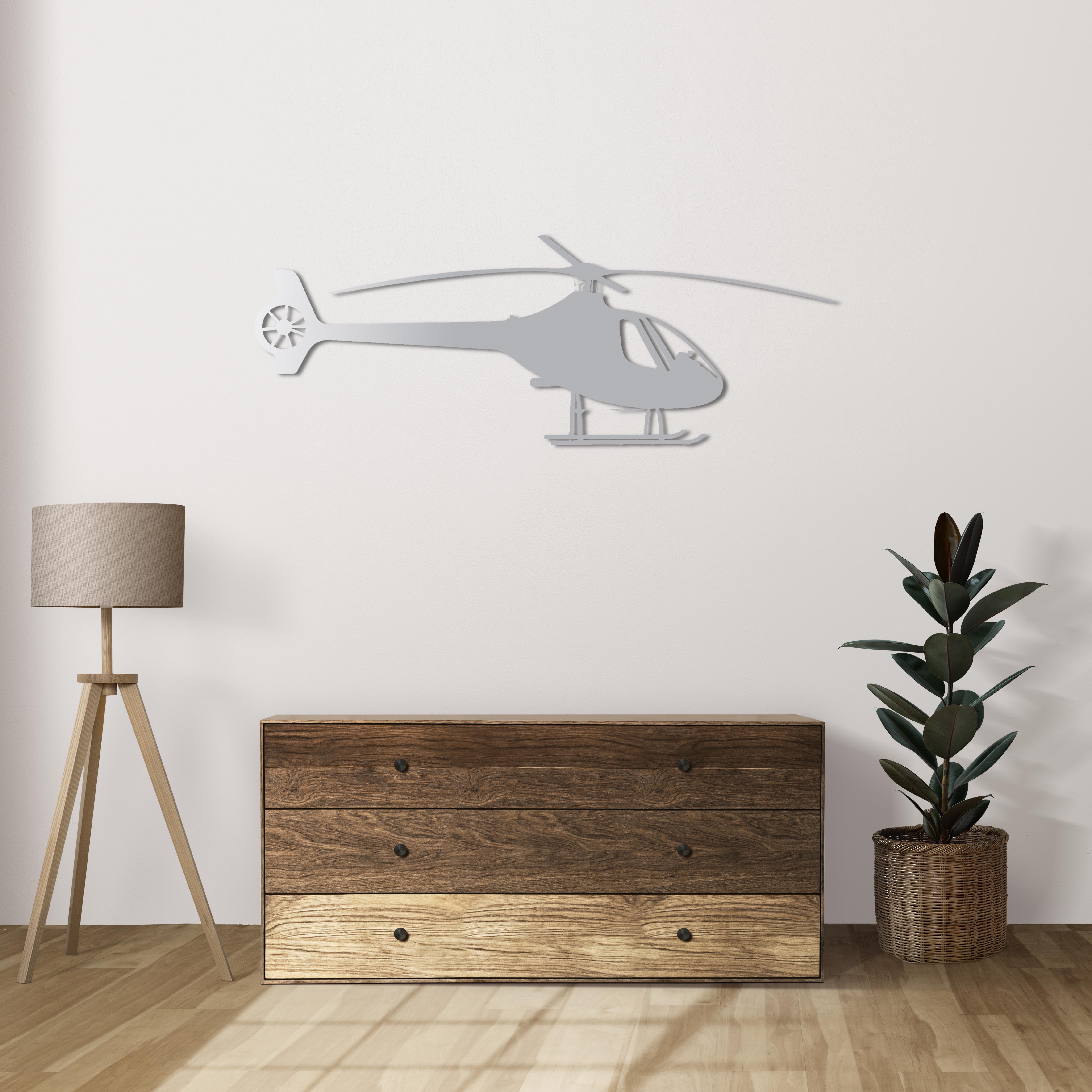 Cabri G2 – Helikopter Metal Duvar Dekoru