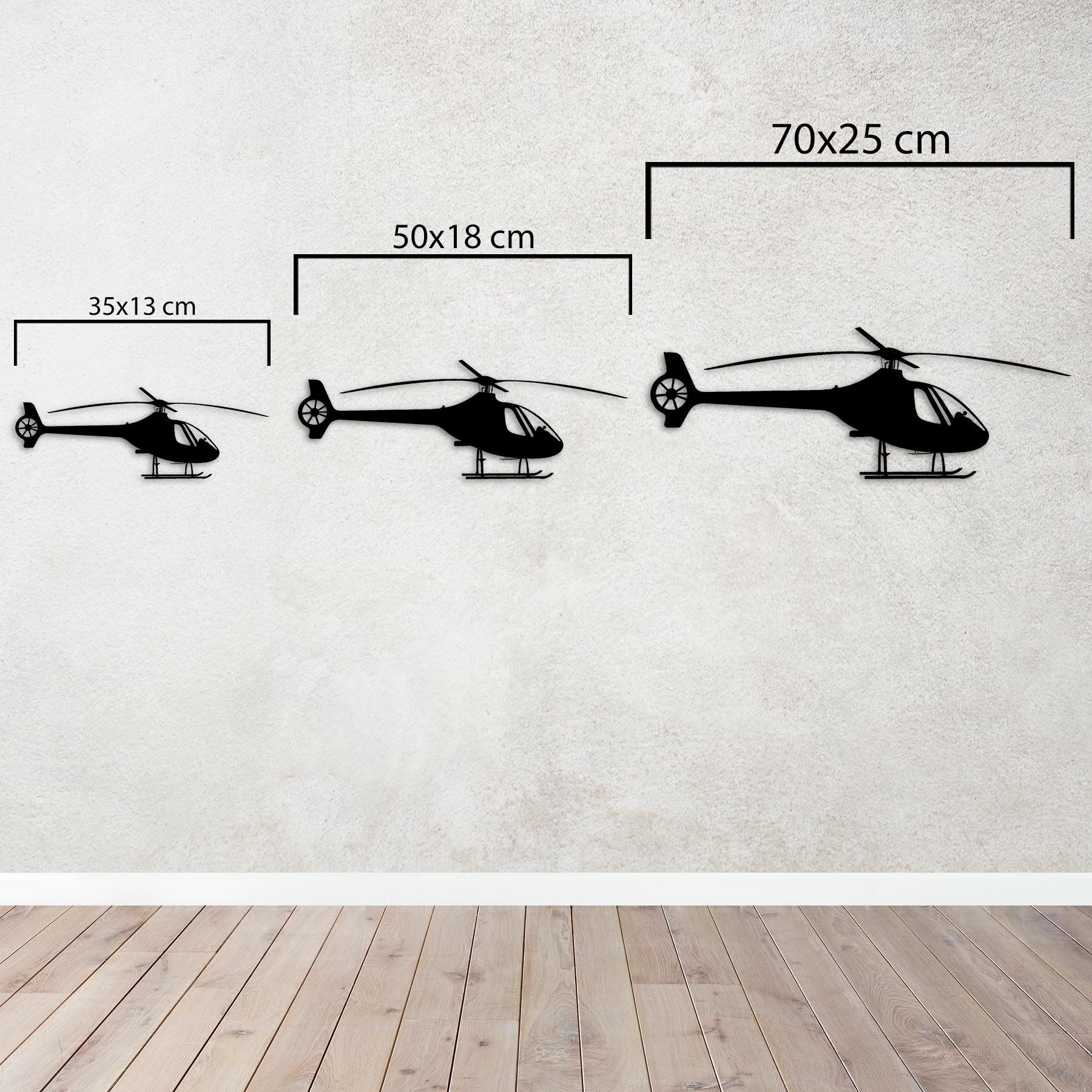 Cabri G2 – Helikopter Metal Duvar Dekoru